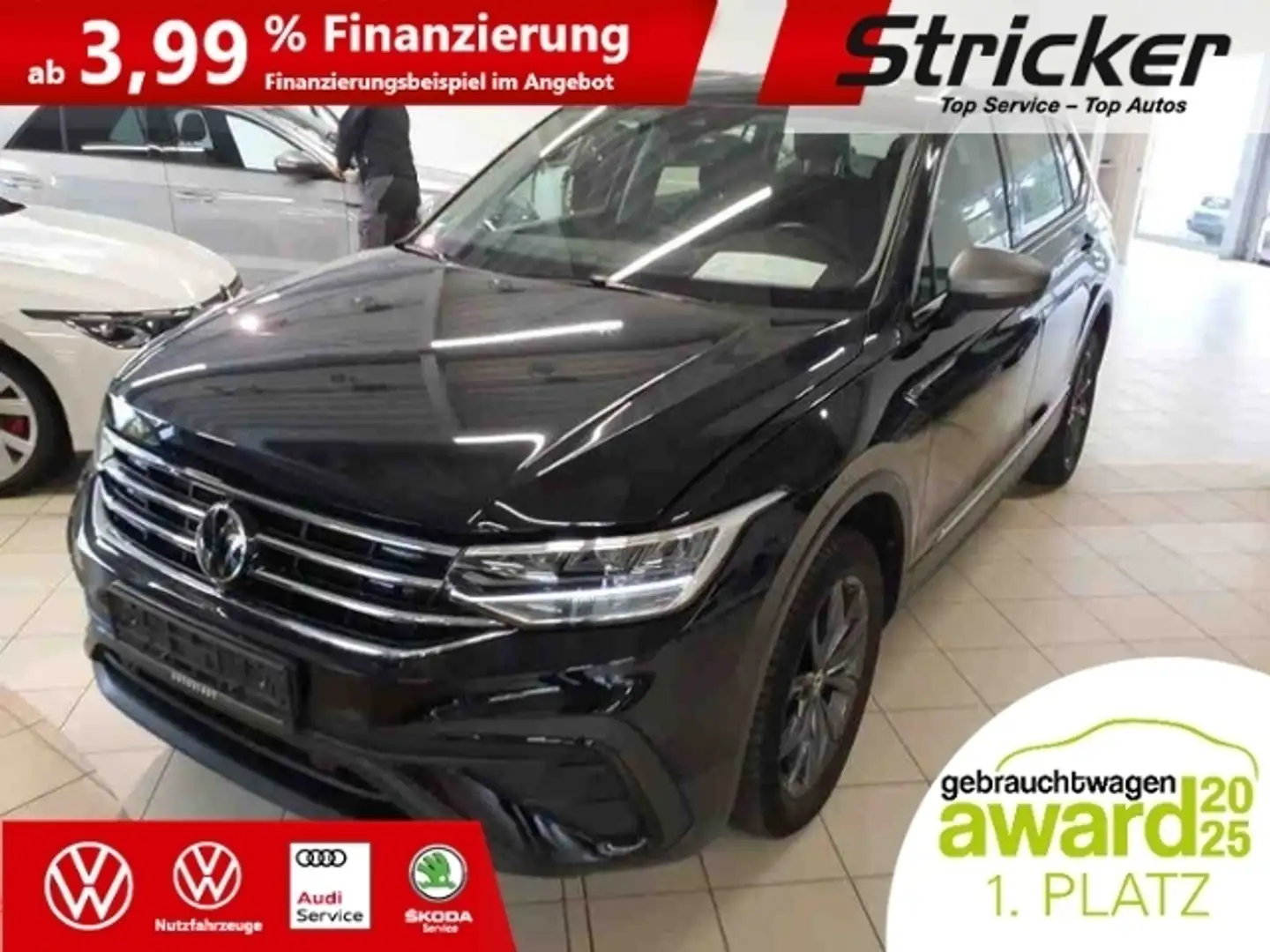 Volkswagen Tiguan Allspace Life 2.0TDI 320,-ohne Anzahlung ACC Noir - 1