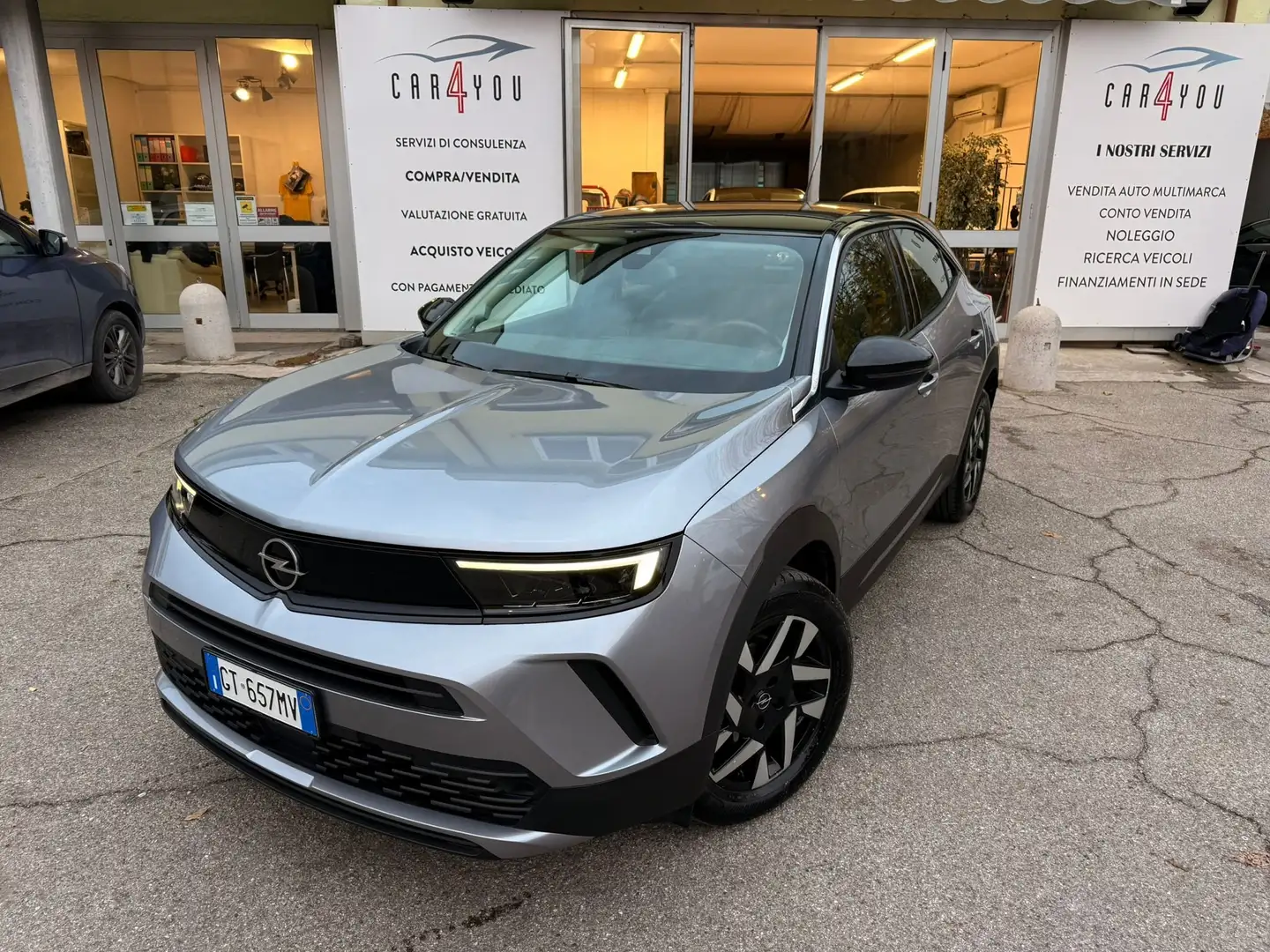 Opel Mokka GS 1.2 101 CV t , ADATTA A NEOPATENTATI, CAR PLAY Argent - 1