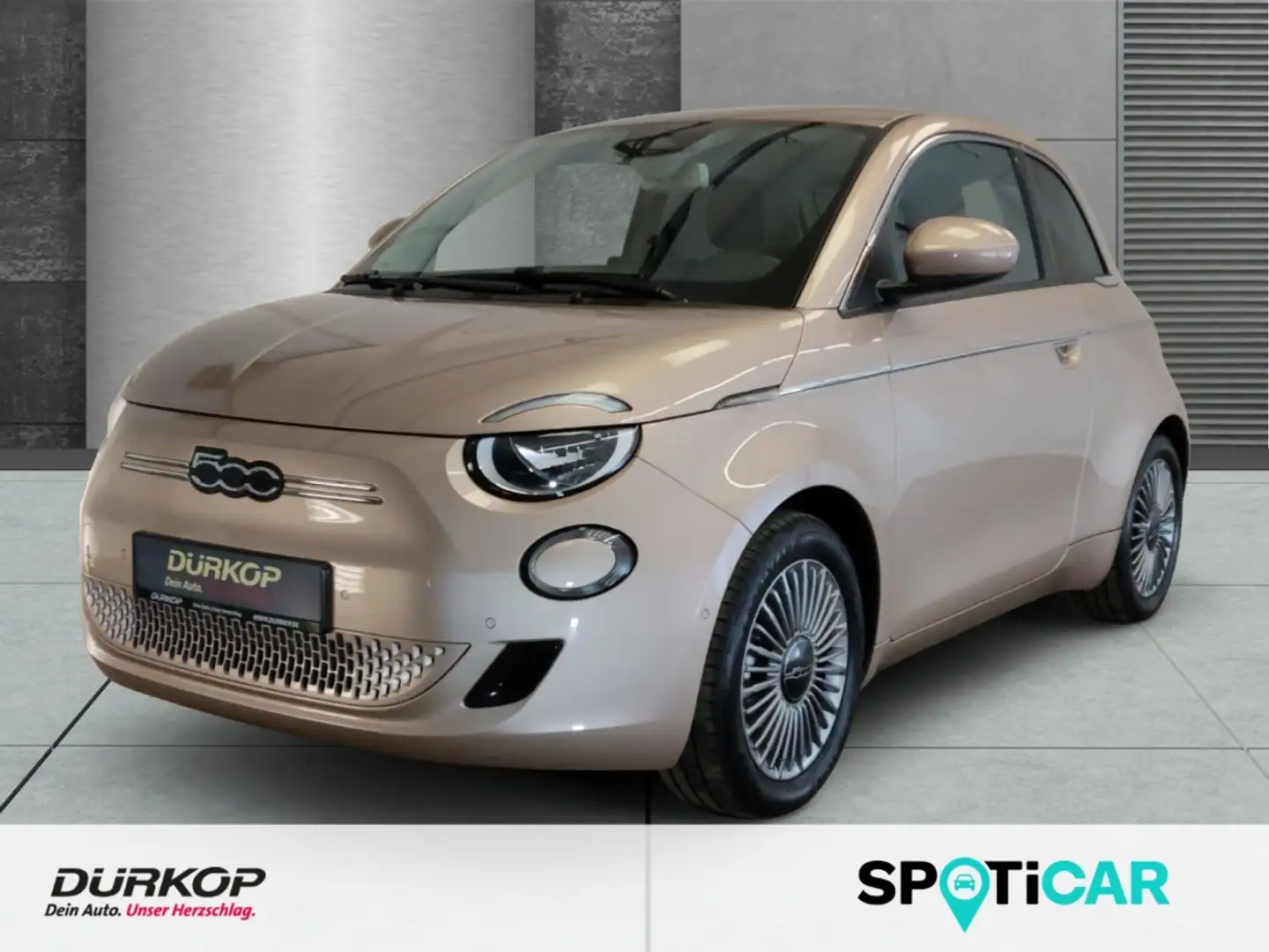 Fiat 500e Komfort-Style-Paket Navi Klimaautom Rückfahrkamera Gold - 1