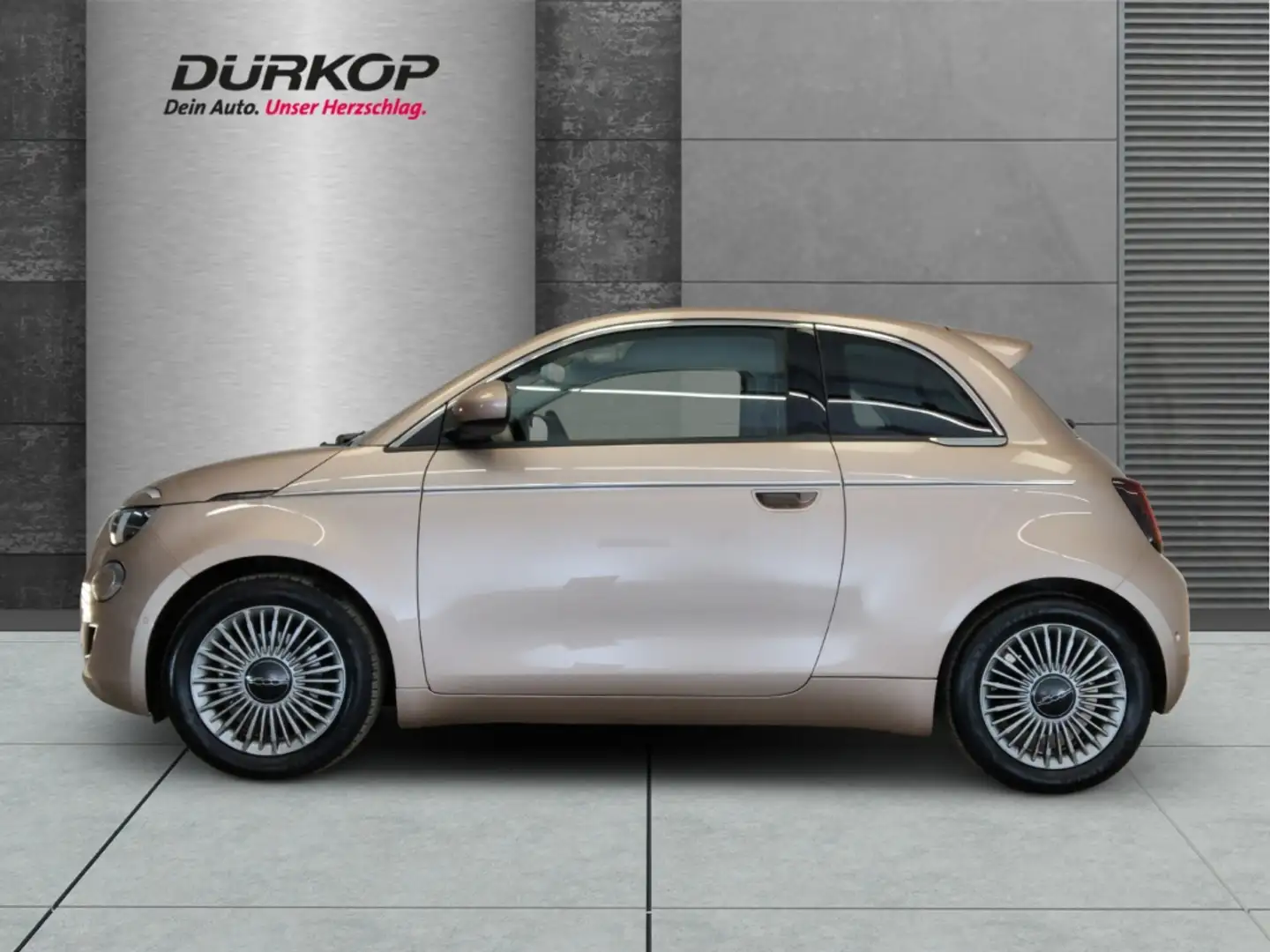Fiat 500e Komfort-Style-Paket Navi Klimaautom Rückfahrkamera Gold - 2
