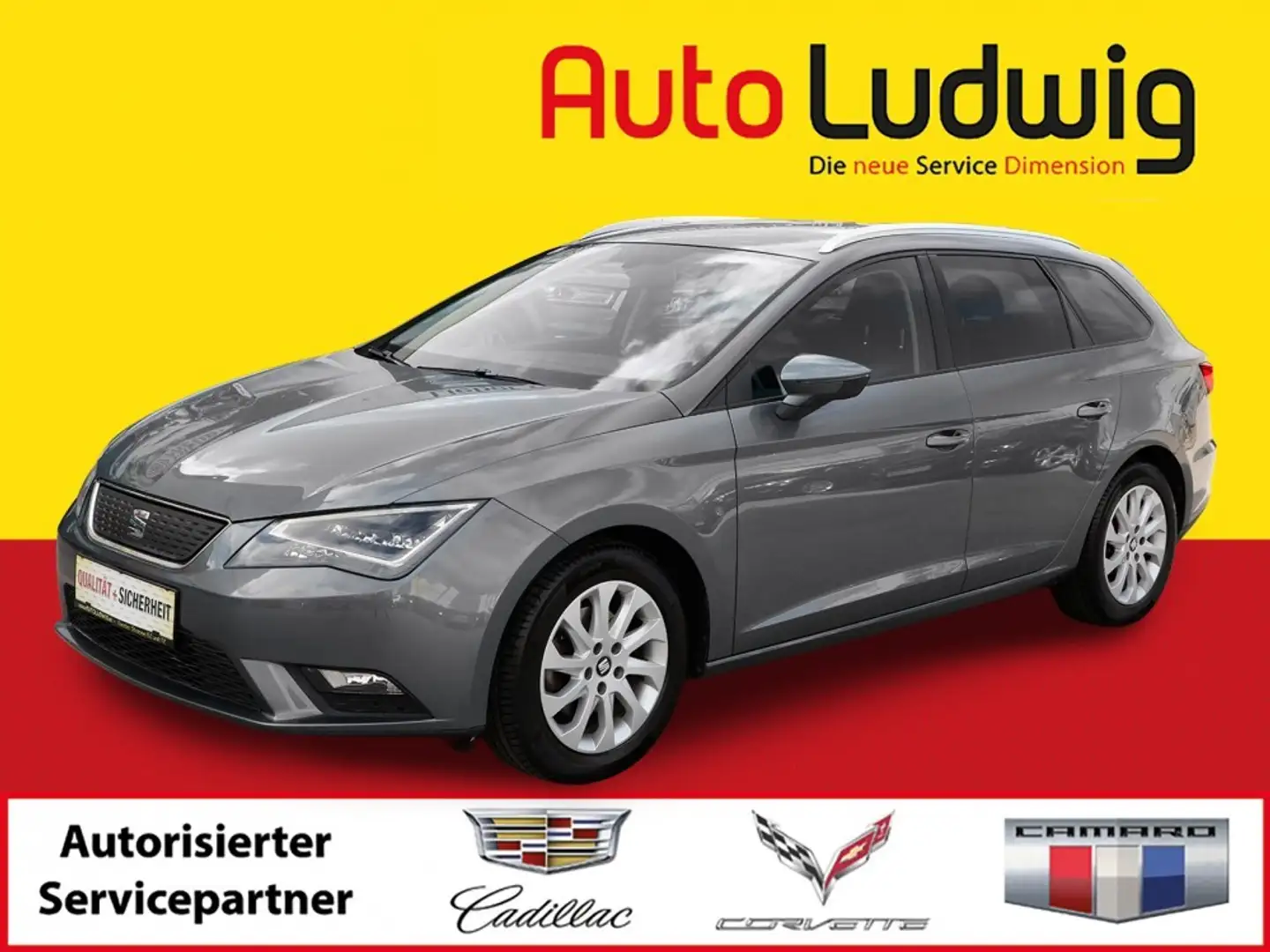 SEAT Leon ST Style 1,6 TDI CR Ecomotive*MEDIA SYSTEM*LED*... Gris - 1