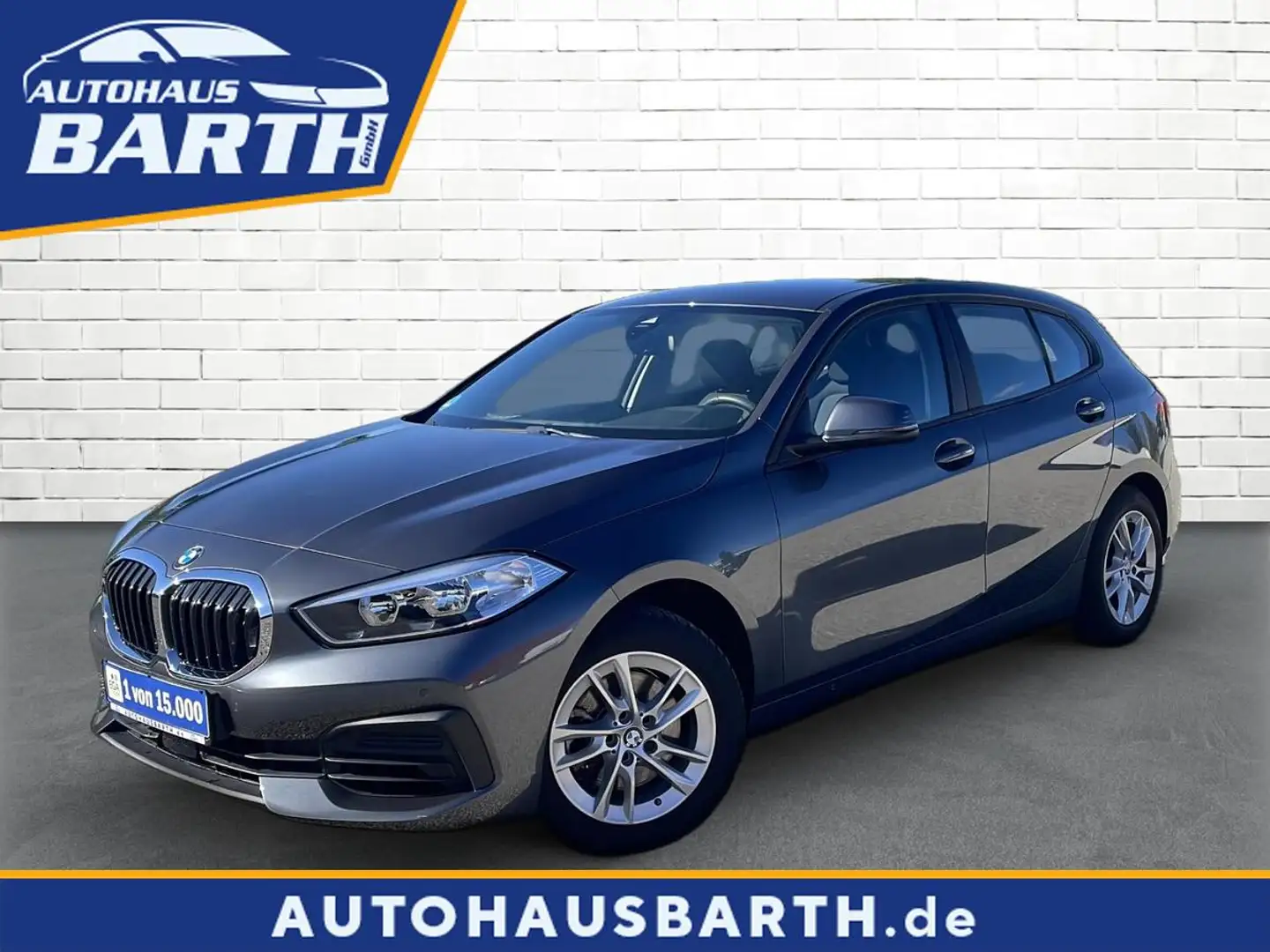 BMW 118 1er - 118i Advantage *Navi*PDC*Tempomat* Gris - 1