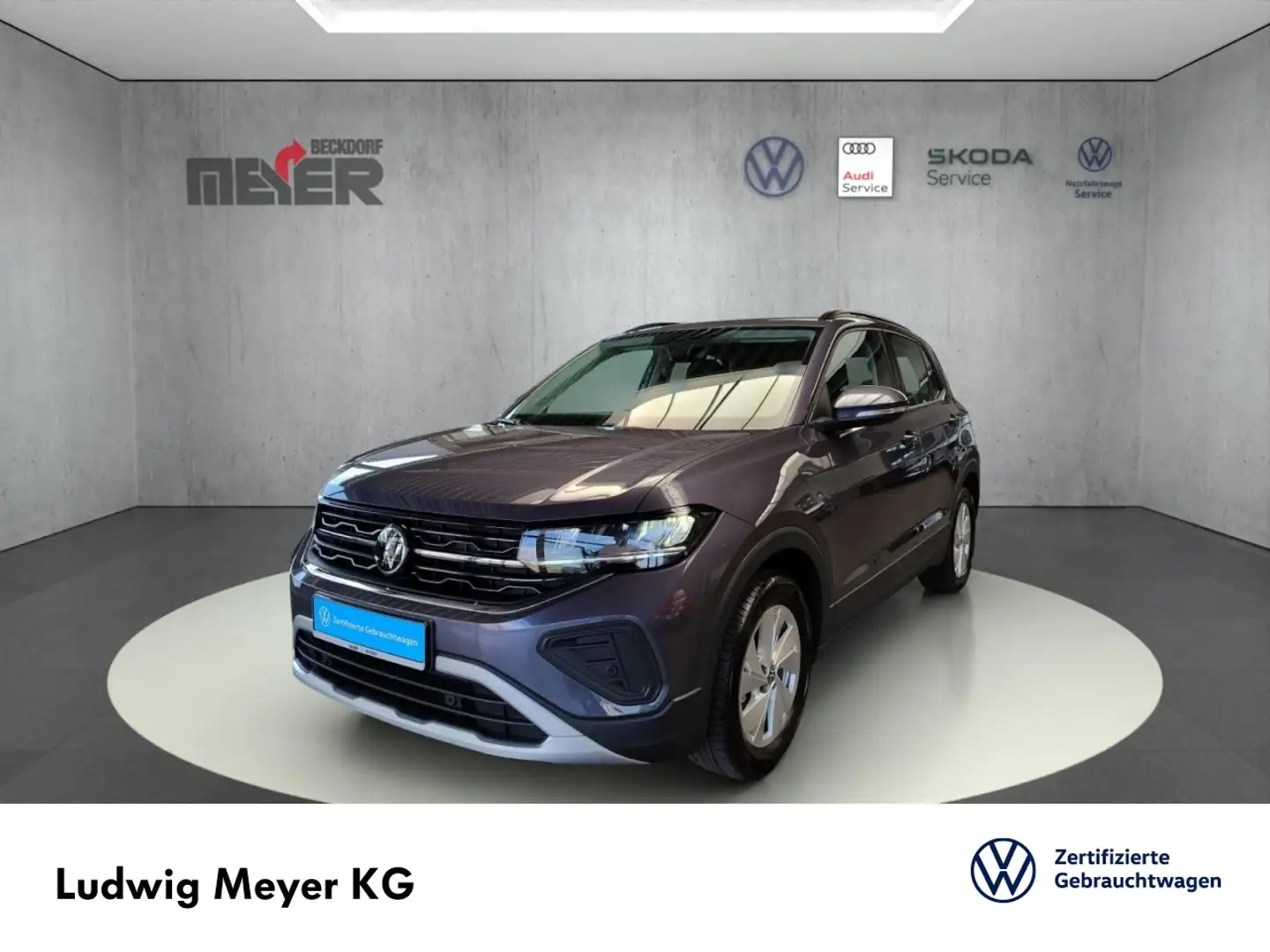 Volkswagen T-Cross Life 1.0 TSI Klima Einparkhilfe Sitzheizung Grau - 1