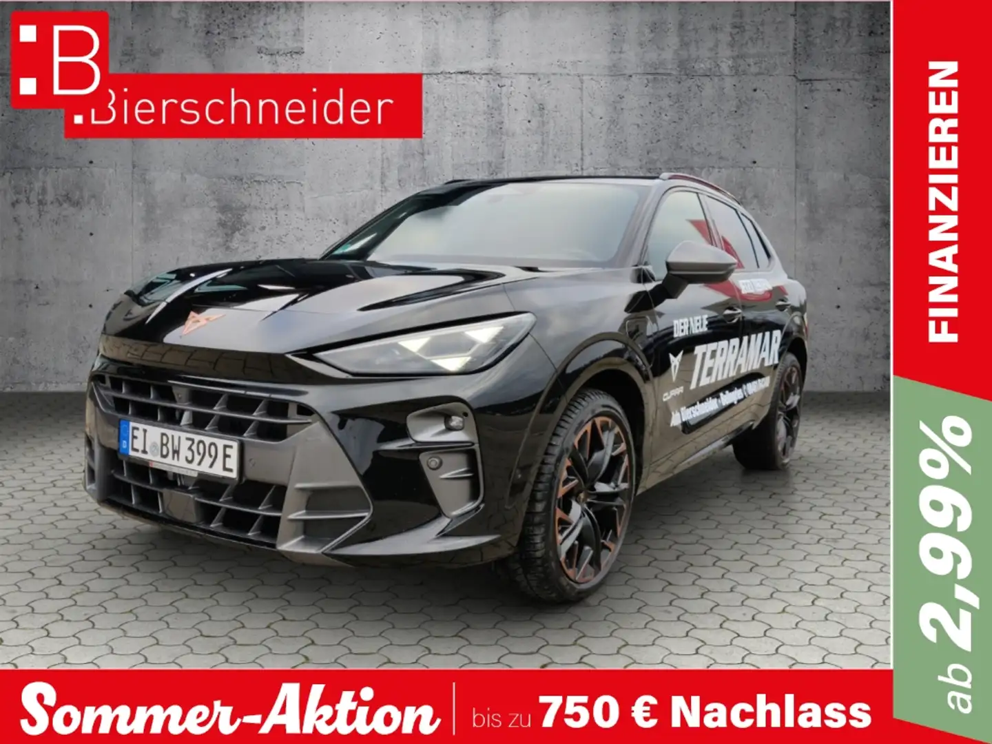 CUPRA Terramar 1.5 TSI DSG e-Hybrid VZ 5-J-GARANTIE LED HUD ACC S Negru - 1