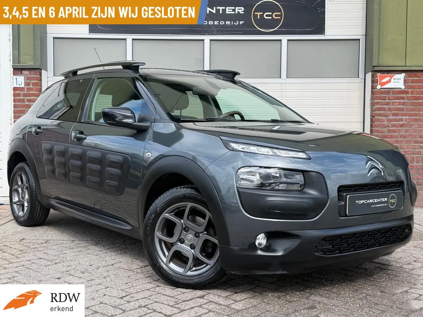 Citroen C4 Cactus 1.2 Business Plus/CAMERA/NAVI/PARKS/APK Gris - 1