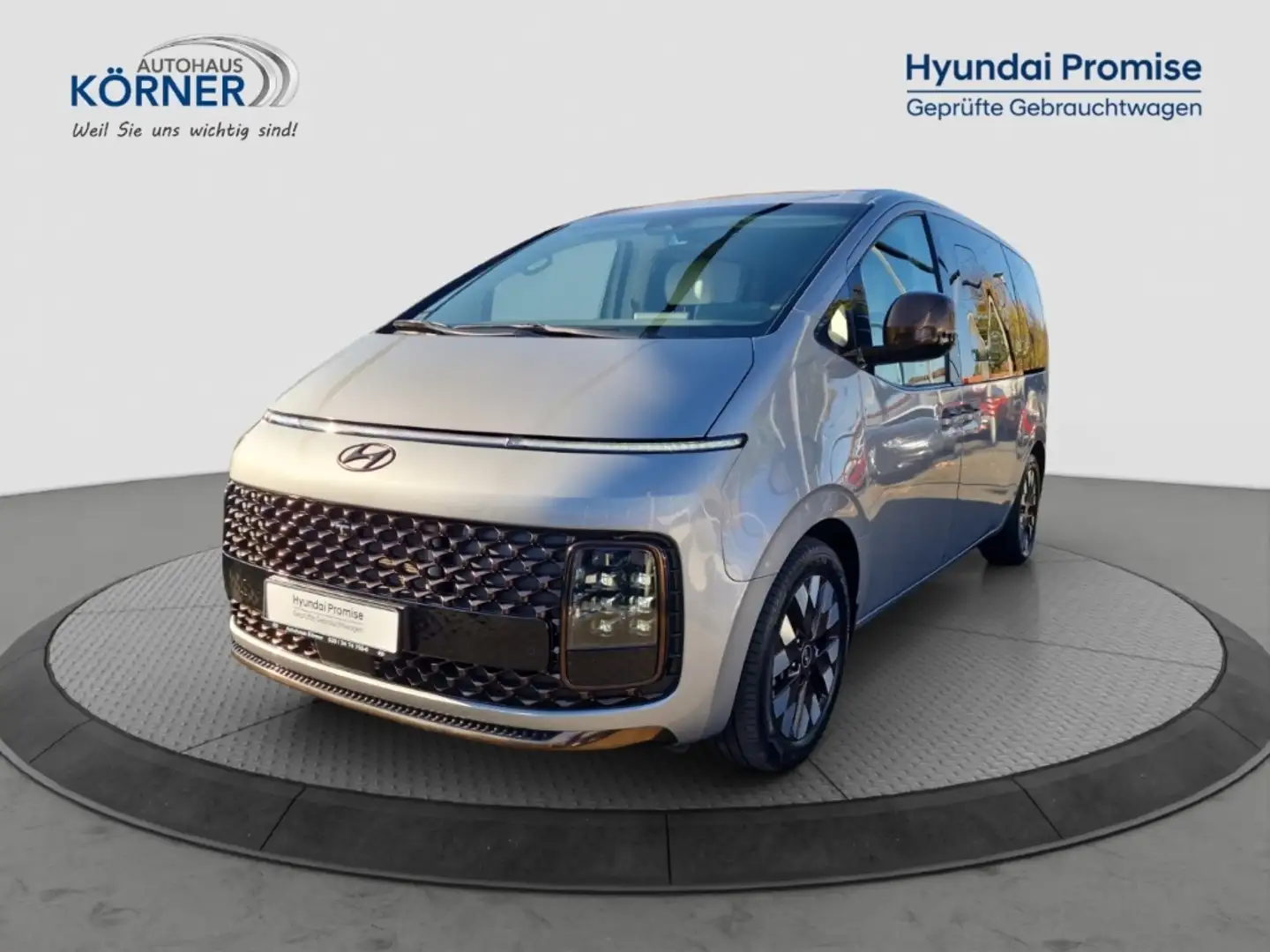 Hyundai STARIA SIGNATURE 2.2 CRDi 4WD 7-Sitzer *LED*LEDER*KLIMASI Argintiu - 2