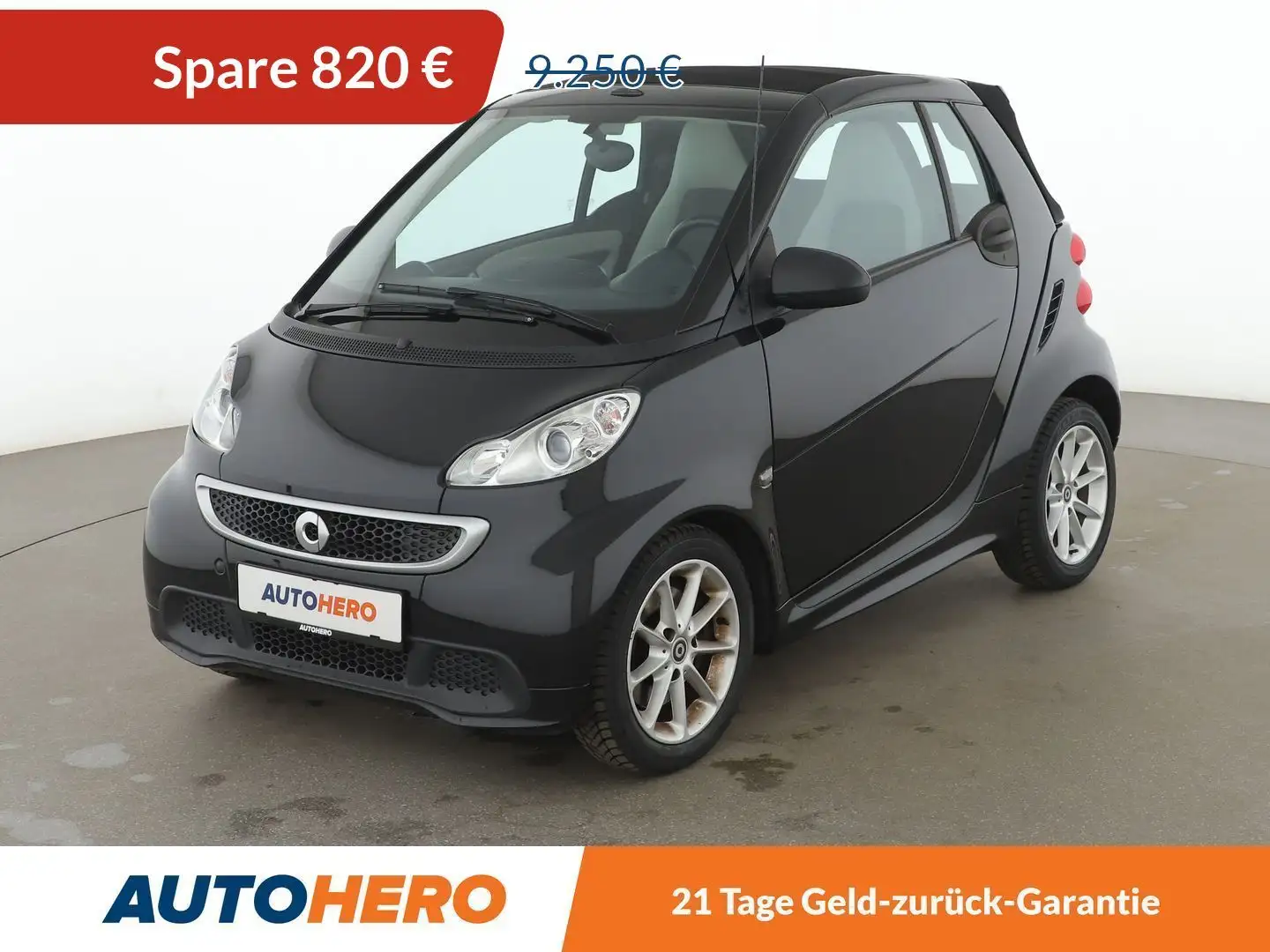smart forTwo 1.0 Micro Hybrid Drive passion Aut.*NAVI*SHZ*KLIMA Schwarz - 1