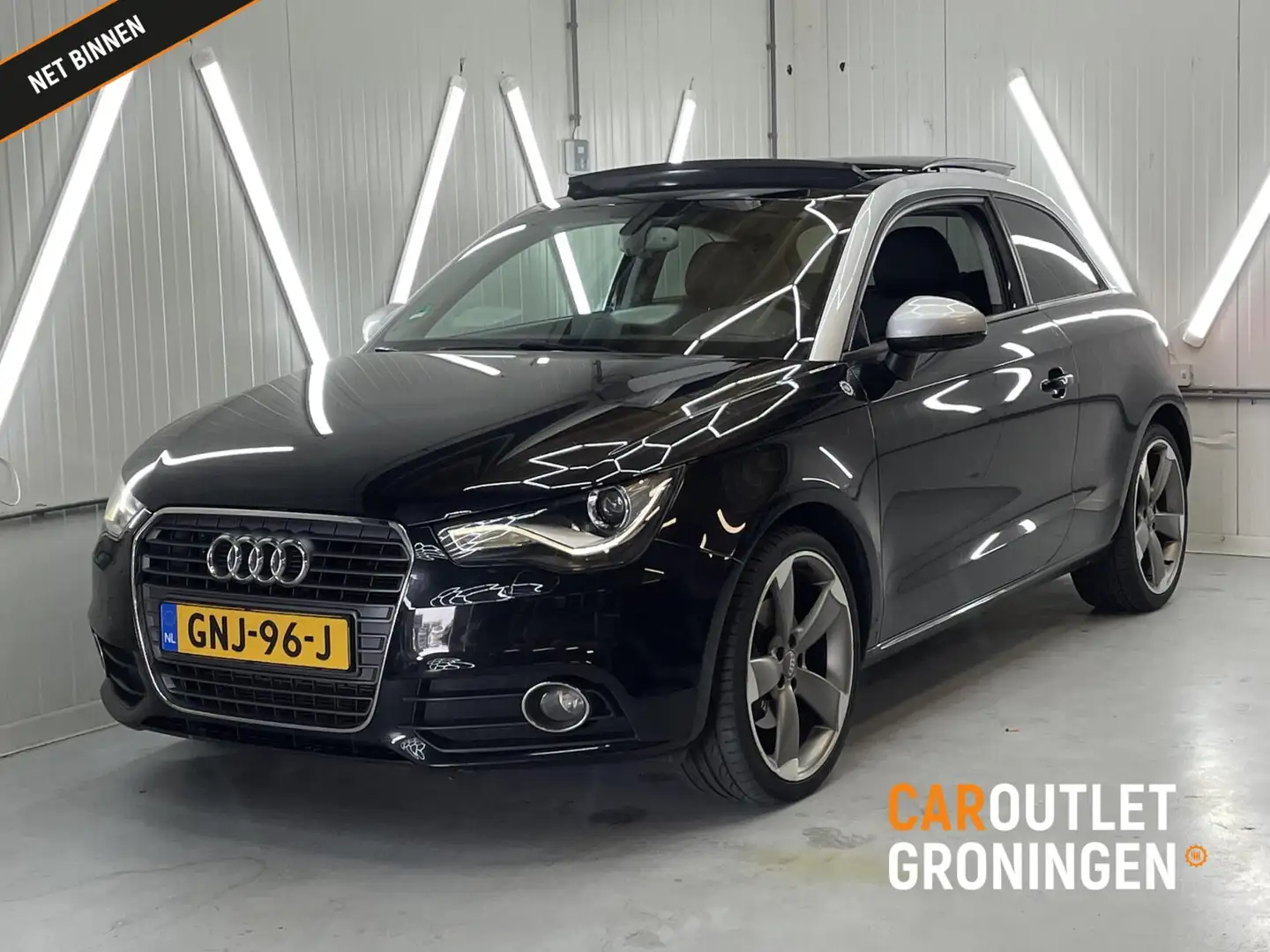 Audi A1 1.4 TFSI Ambition Pro Line|NWE APK|PANO|CRUISE|CLI Zwart - 1