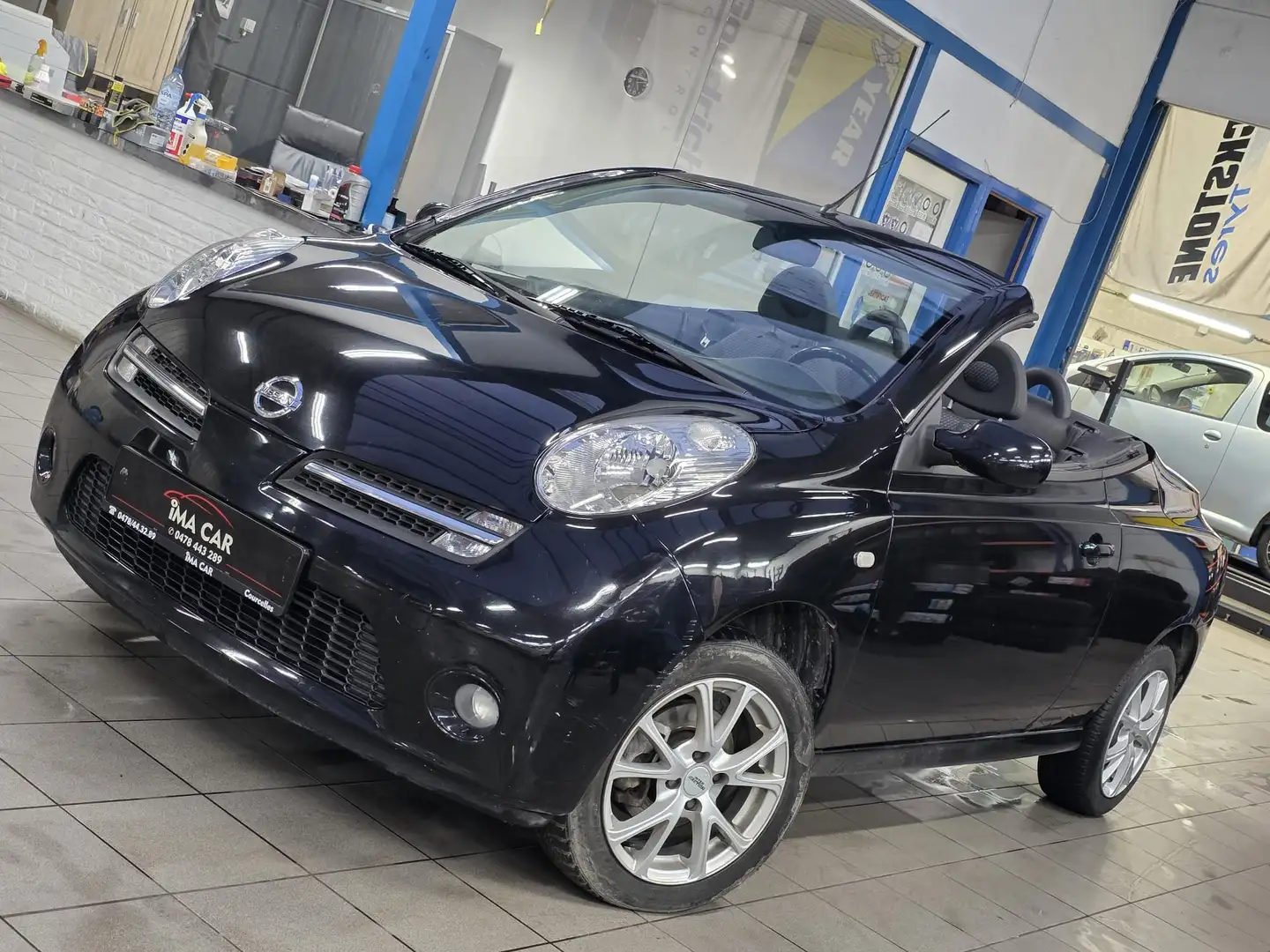 Nissan Micra Micra C+C 1.4i 16v Tekna Schwarz - 1