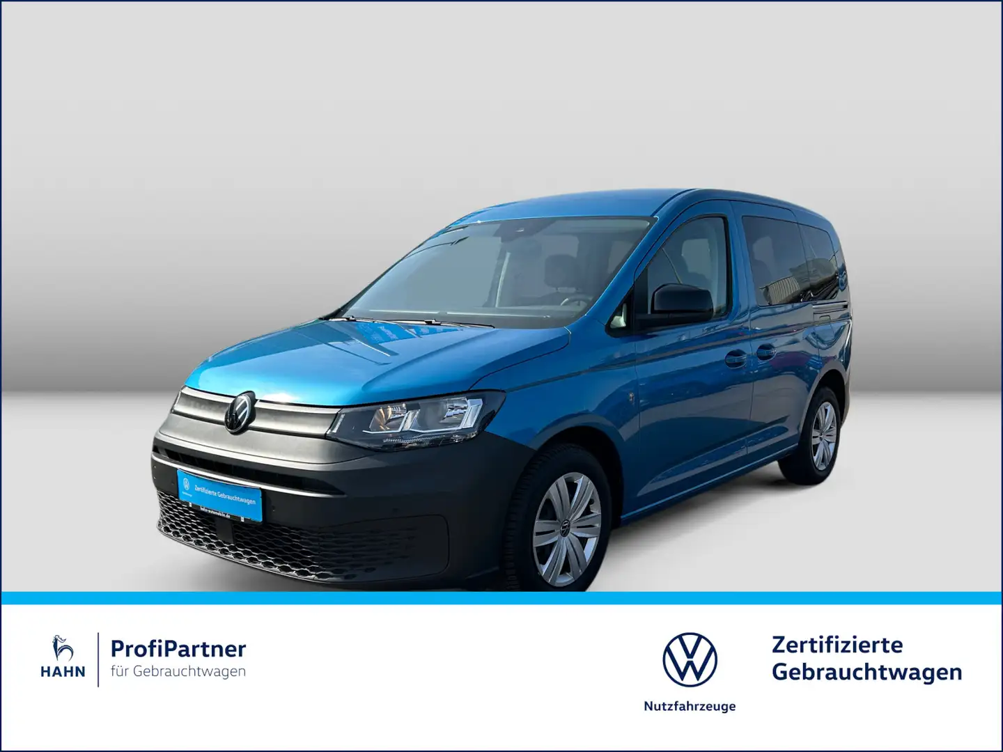 Volkswagen Caddy 5 2,0TDI 75kW EPH NAVI FLÜGEL KLIMAA BT GR Blau - 1