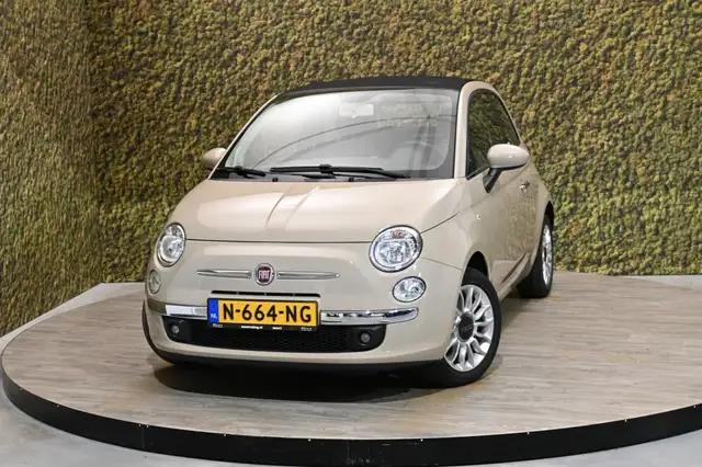 Fiat 500C 1.2 Lounge Cabrio | PDC | Airco | Cappuccino