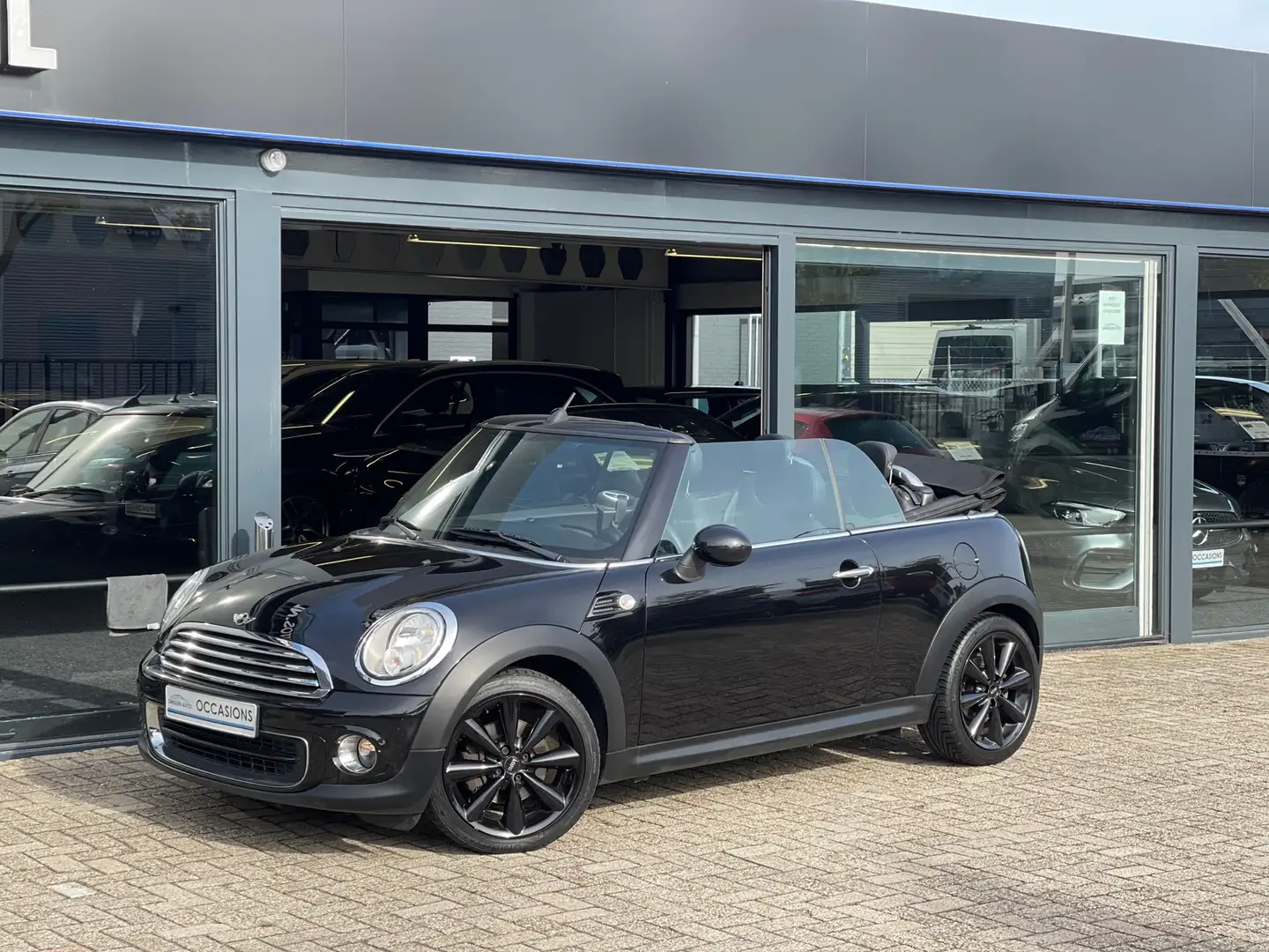 MINI One Cabrio Mini 1.6 Salt STOELVERWM/LEDER/BLACKOPTIK Чорний - 1