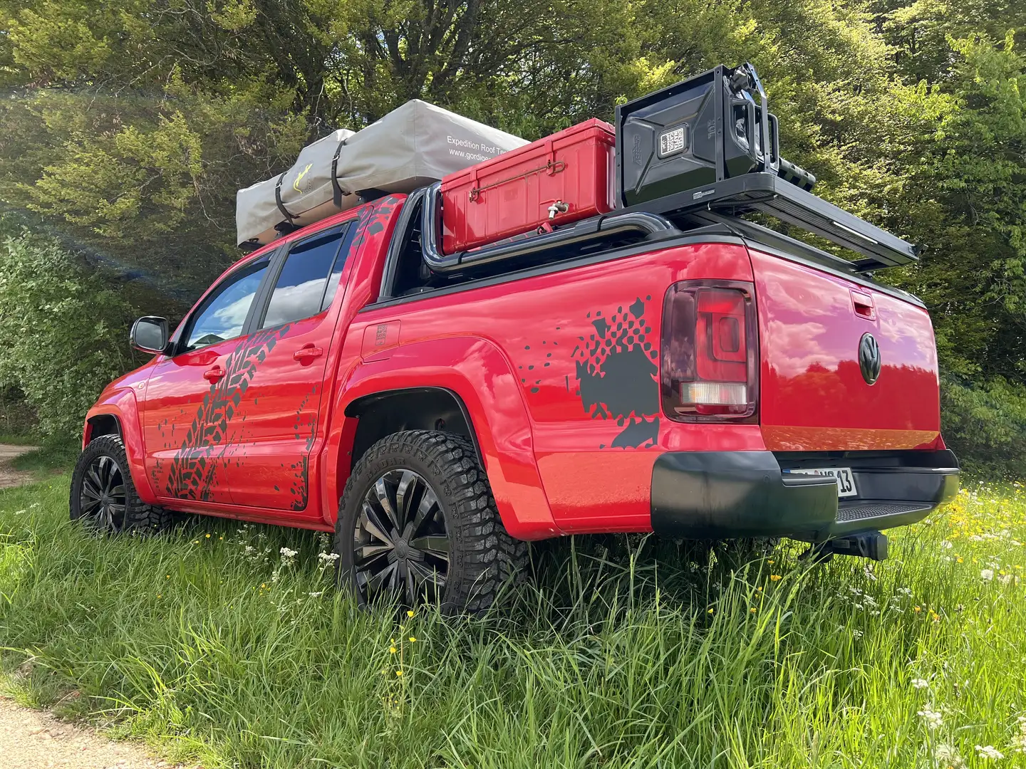 Volkswagen Amarok HL DC 4Motion | Camper | Offroad | TOP Zustand Piros - 2