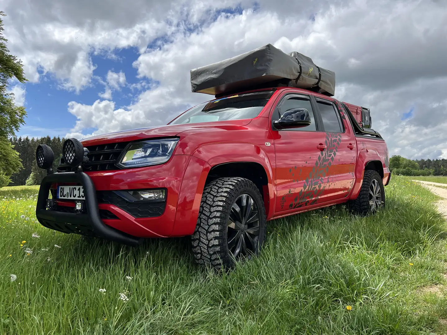 Volkswagen Amarok HL DC 4Motion | Camper | Offroad | TOP Zustand Piros - 1