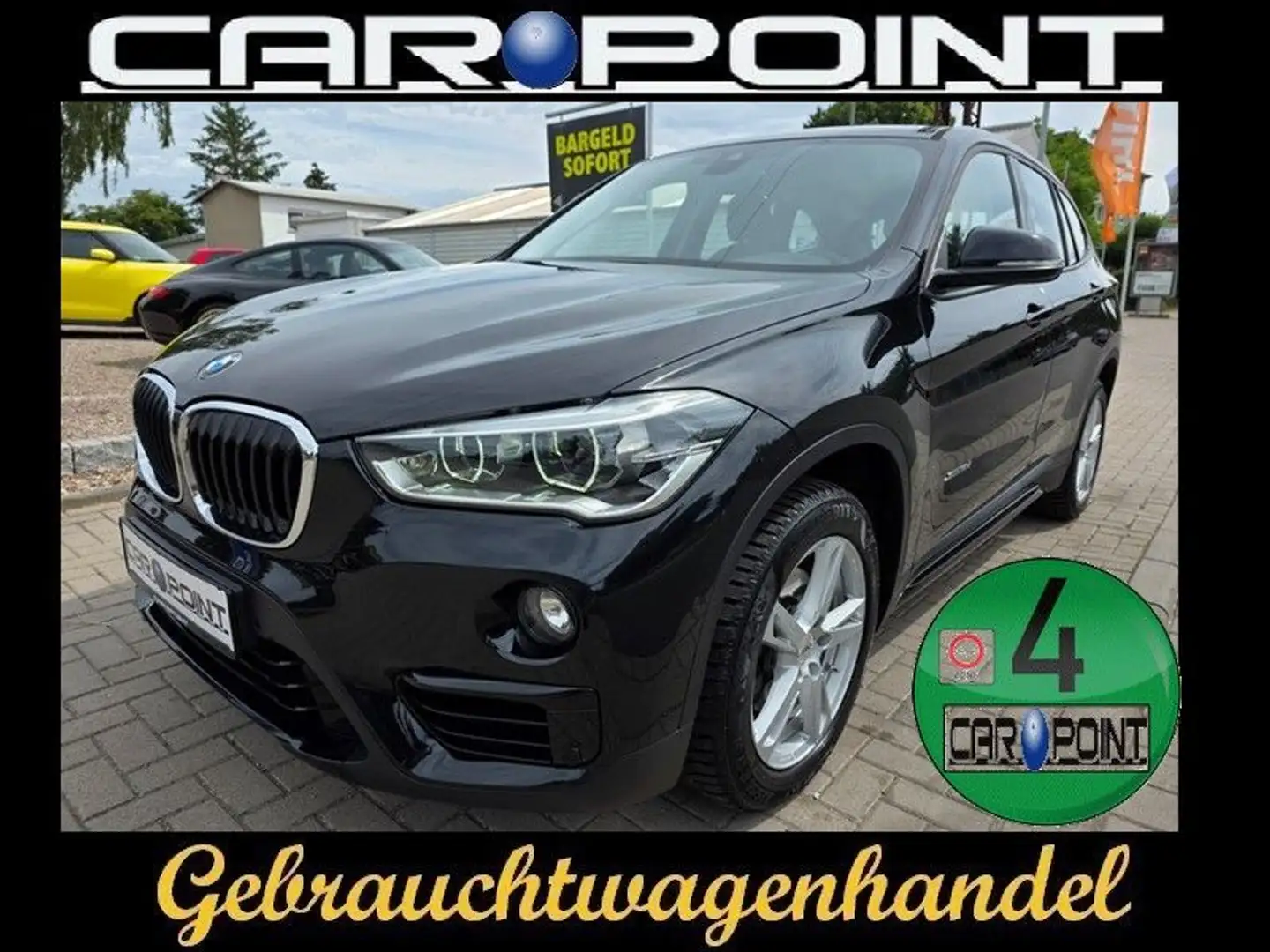BMW X1 xDrive 18 d Sport Line Temp SHZ LED PDC Navi Schwarz - 1