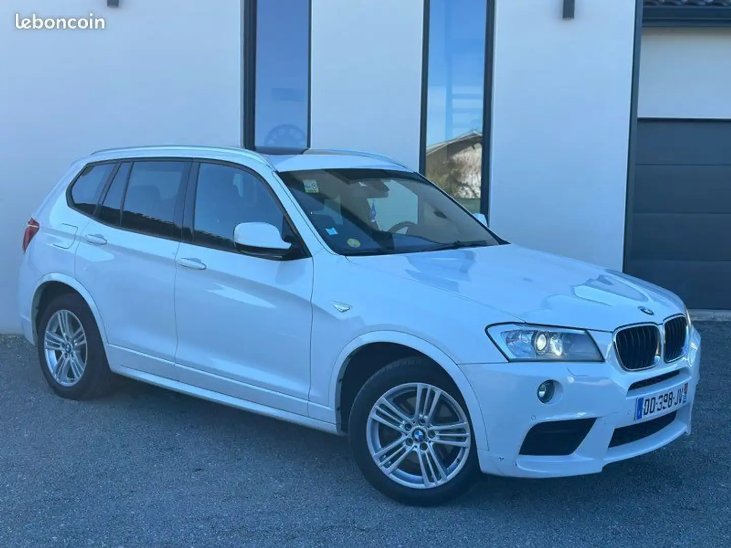 BMW X3 2.0d xDrive 184ch Pack M – Toit ouvrant Entretien Blanc - 2