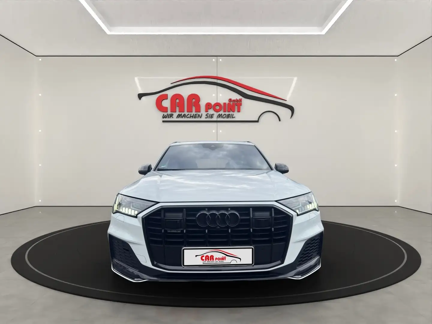 Audi Q7 50 TDI QUATTRO 3x S-LINE ACC MASSAGE AHK 1.HD Weiß - 2
