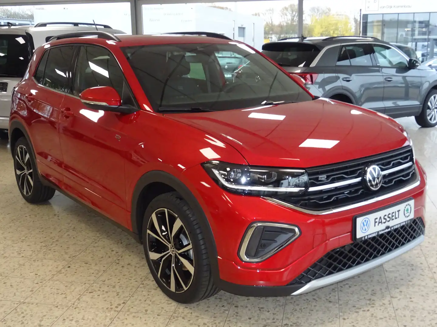 Volkswagen T-Cross T-Cross 1.0 TSI OPF DSG R-Line 18 Zoll,Kamera,Keyl Rot - 1