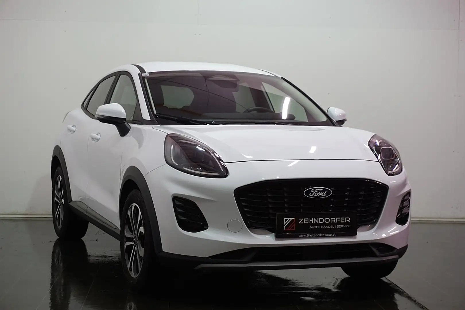 Ford Puma 1,0 EcoBoost Hybrid Titanium / Navi / großes Di... Weiß - 1