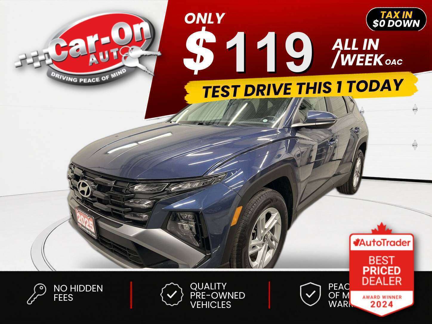 Blue 2025 Hyundai Tucson SEL AWD SUV / Crossover All-Wheel Drive Automatic