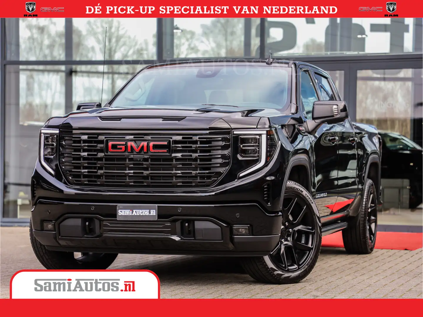 GMC Sierra DENALI 6.2 V8 426PK Full Option | De Meest Luxe Pi Černá - 1