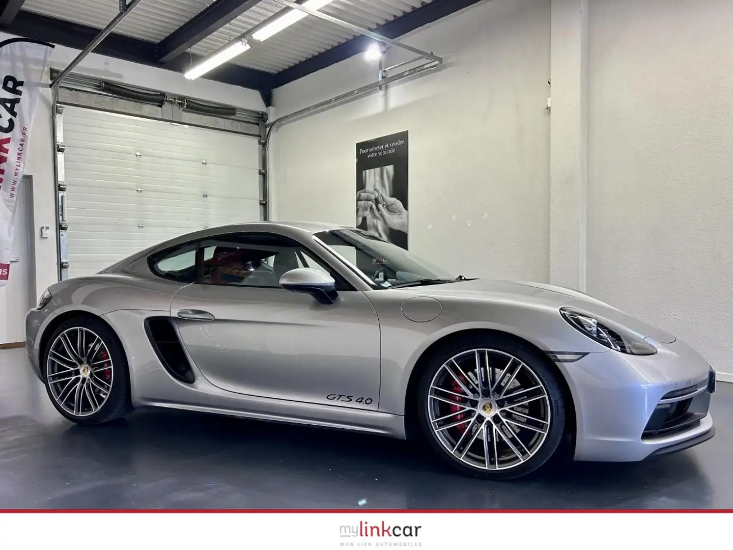 Porsche Cayman 718 GTS 4.0 400 cv Approved 03/2028 982 Argent - 2
