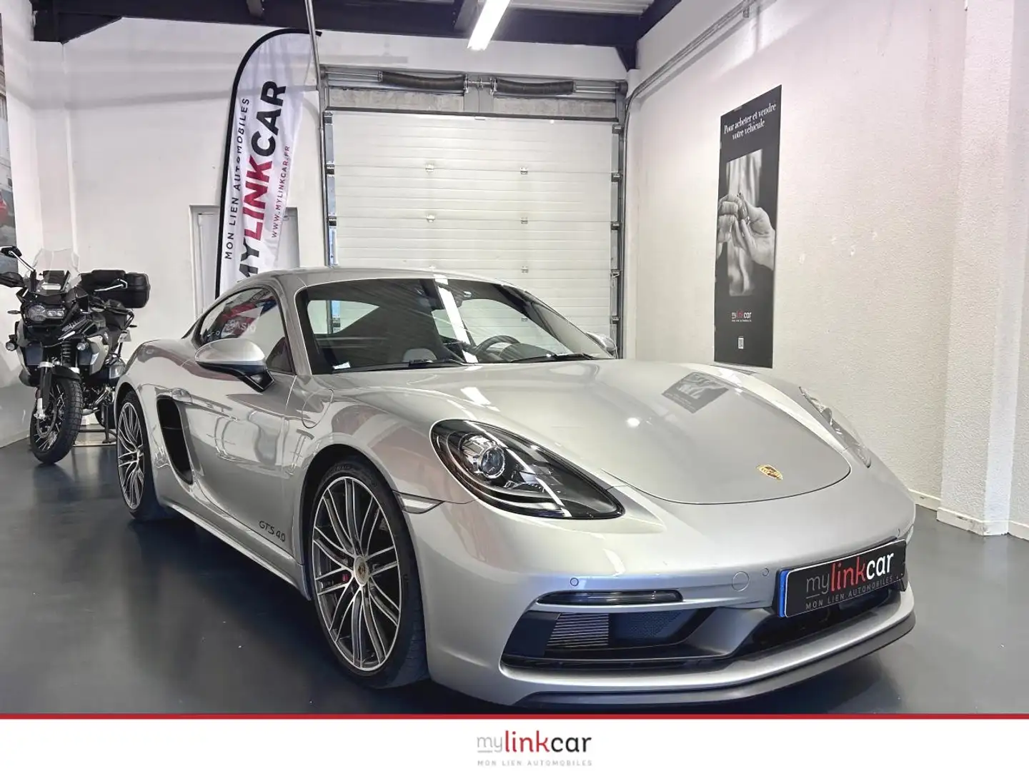 Porsche Cayman 718 GTS 4.0 400 cv Approved 03/2028 982 Argent - 1