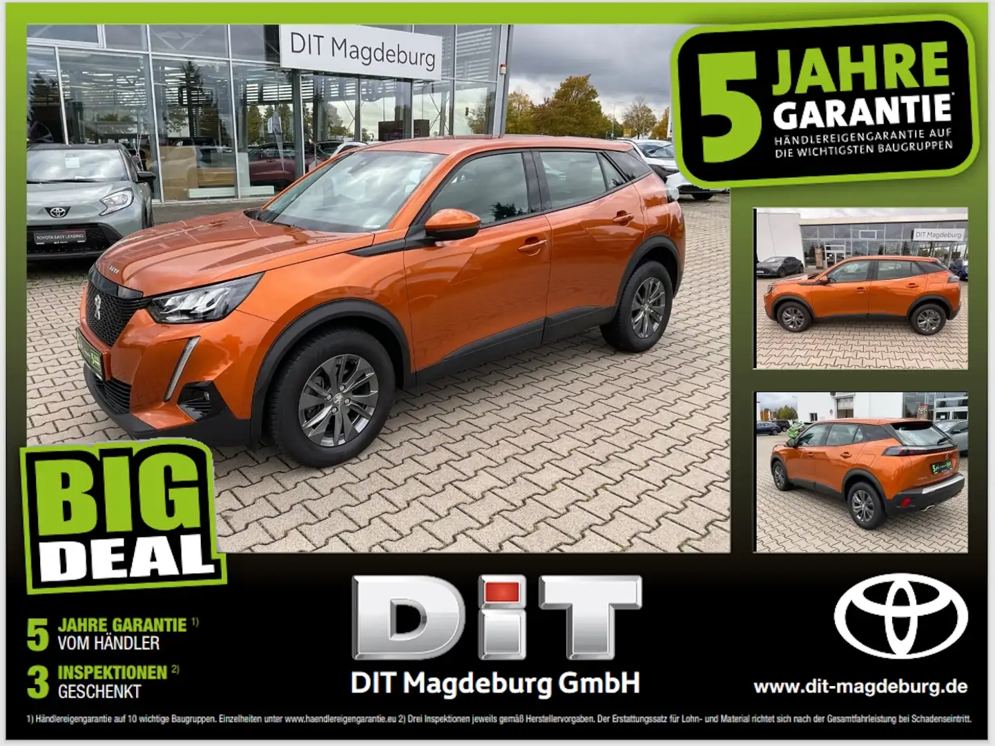 Peugeot 2008 1.2 PureTech 130 Active Pack LED+SHZ+Kam. Naranja - 1