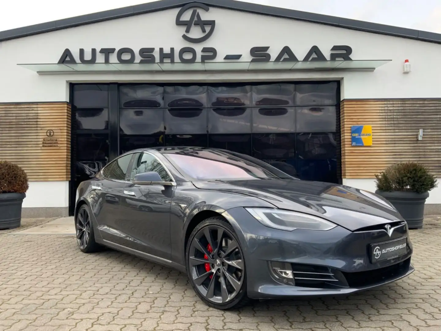 Tesla Model S Performance 100D Panorama 21 Zoll Grau - 2