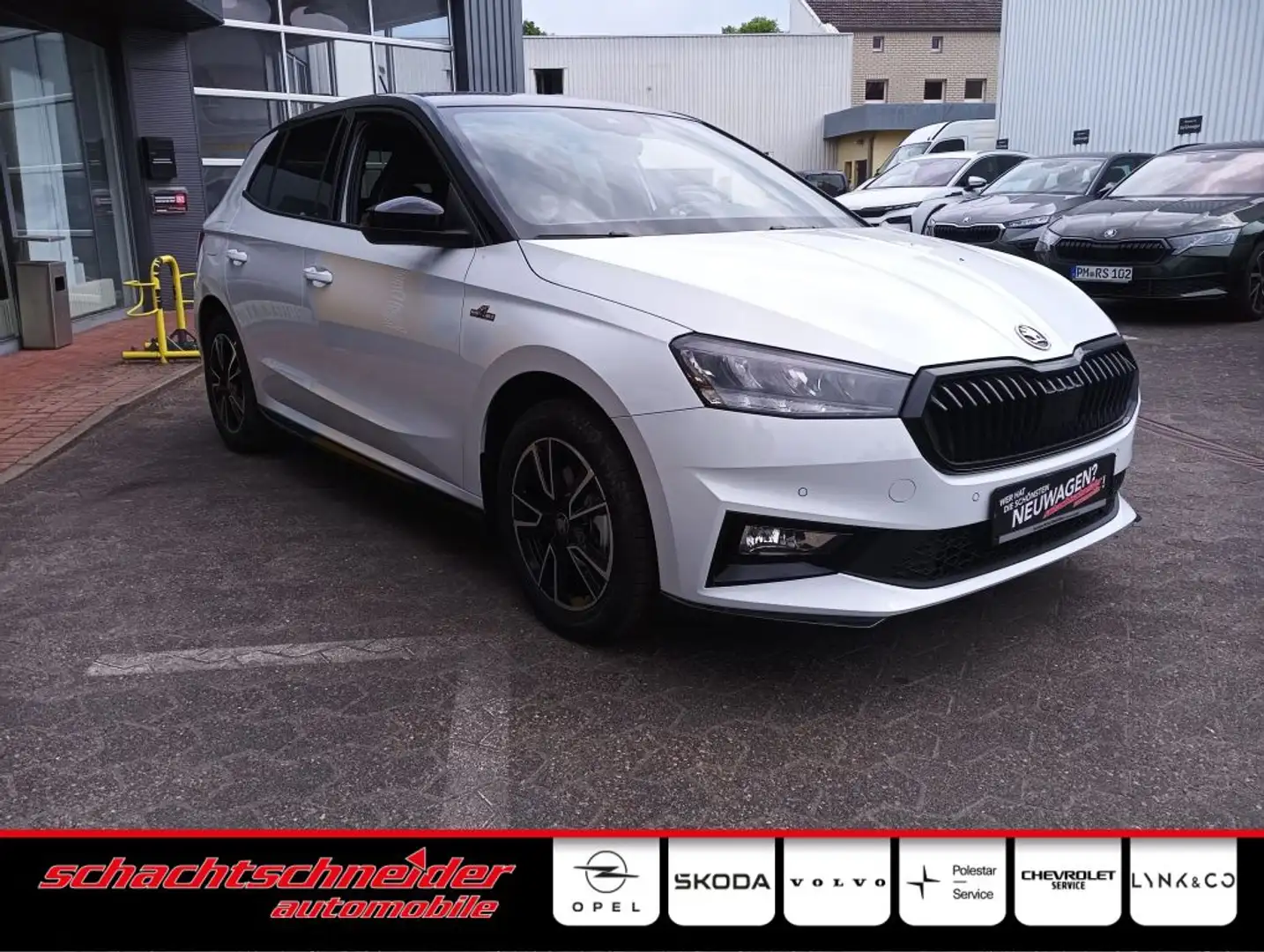 Skoda Fabia 1.5 TSI DSG Monte Carlo+KESSY+ACC+SOFORT Blanc - 1