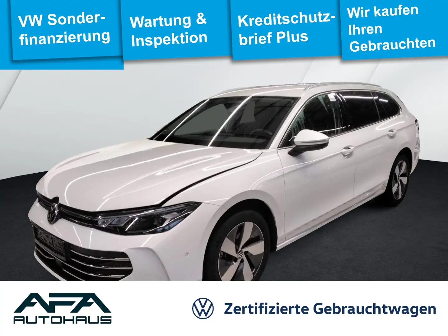 Volkswagen Passat Var. 2.0 TDI Business DSG AHK*LED*NAV*ACC Weiß - 1