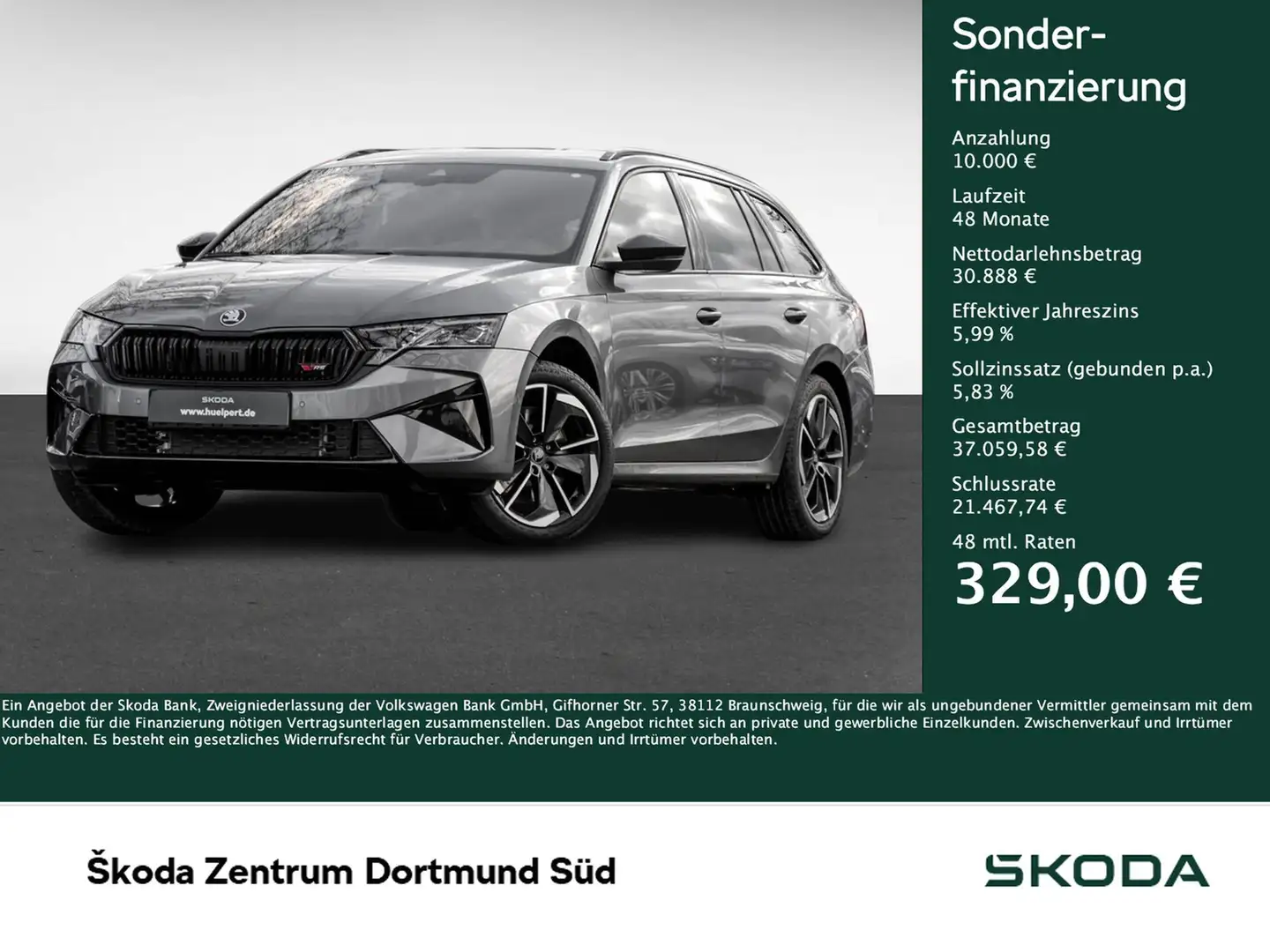 Skoda Octavia Combi 2.0TSI DSG RS AHK CANTON HUD NAV RFK ACC Gris - 1