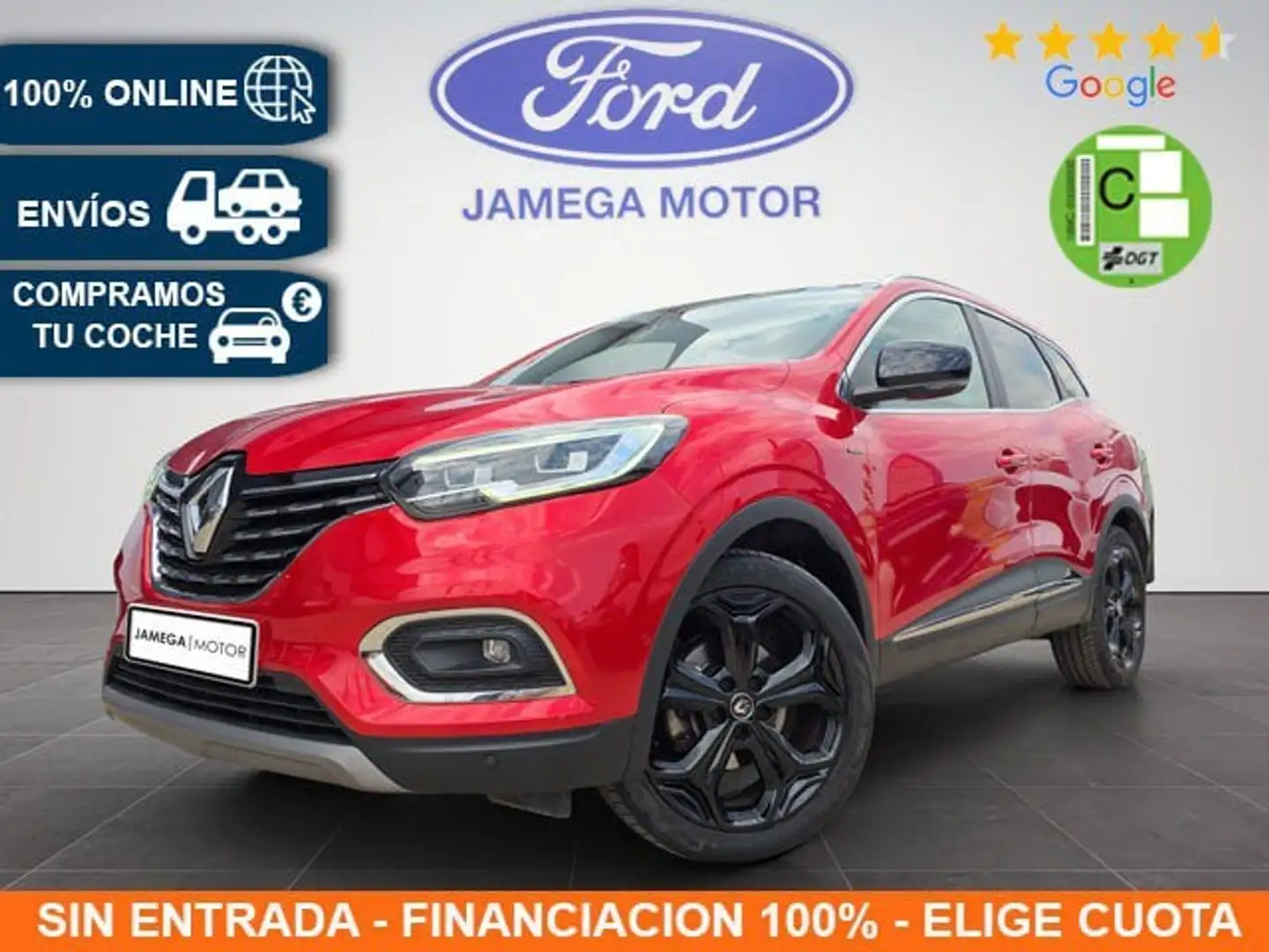 Renault Kadjar 1.3 TCe GPF Black Edition 117kW Rojo - 1