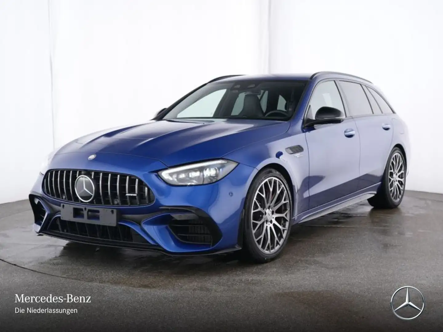 Mercedes-Benz C 63 AMG C 63 S E T-Modell NIGHT+DRIVERS+BURMESTER+CARBON Blau - 2