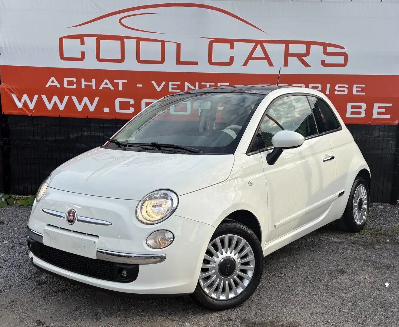 Fiat 500 1.2i Lounge - EU5 - GARANTIE 1AN - Blanc - 1