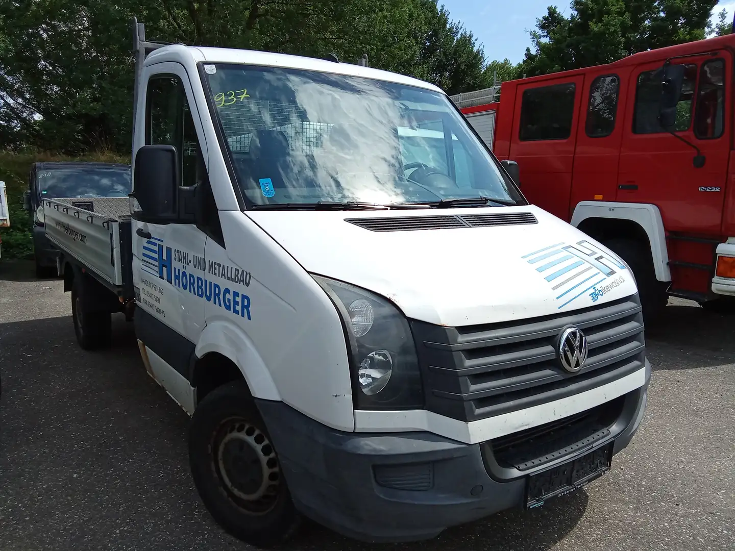 Volkswagen Crafter Pritsche Weiß - 2