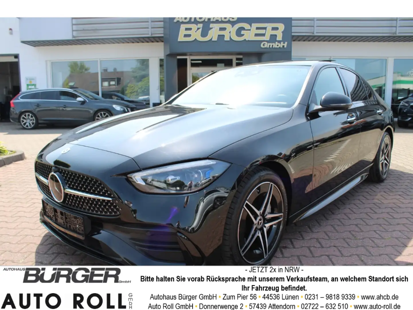 Mercedes-Benz C 200 AMG Pano Digital Light Navi 360°ACC Night Paket Ke Schwarz - 1