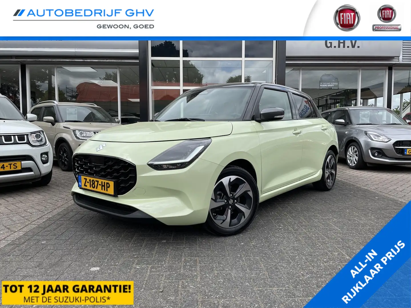 Suzuki Swift New 1.2 Smart Hybrid 83pk Style Jaune - 1
