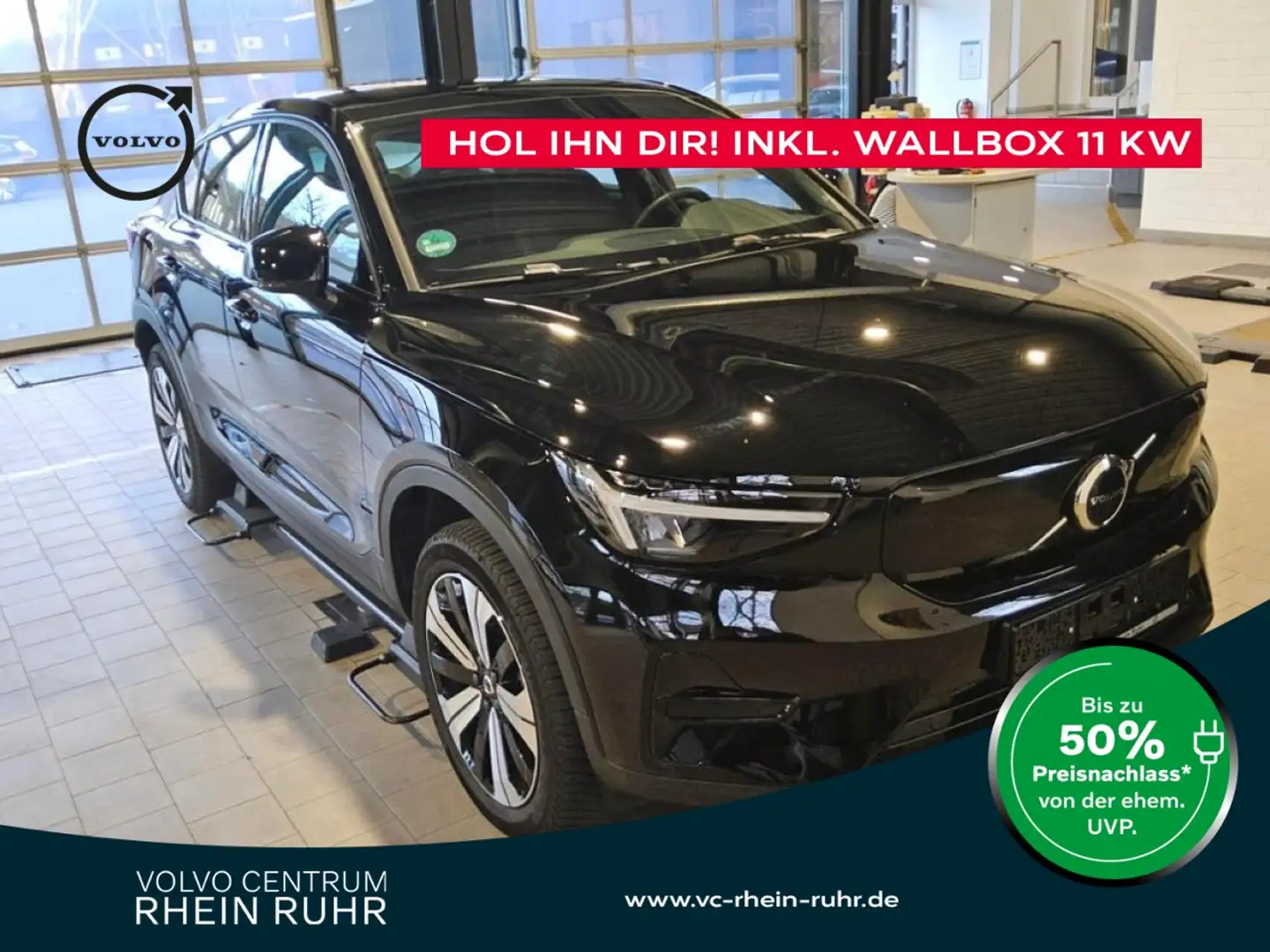 Volvo C40 PURE ELECTRIC CORE AHK+LM19+WINTERPAK+KAMERA Grau - 1