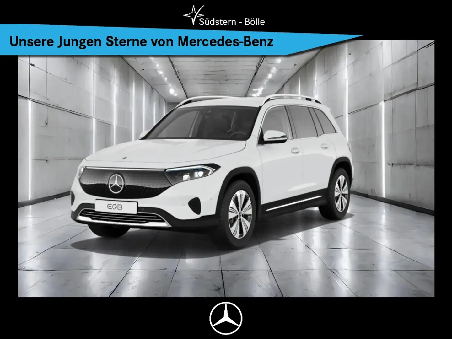 Mercedes-Benz EQB 350 4M PROGRESSIVE+AMBIENTE+MBUX+AHK+KAMERA Weiß - 1