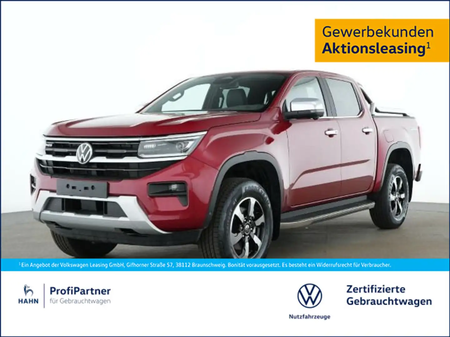 Volkswagen Amarok Style 3,0TDI 177kW V6 elSITZE AHK AREAVIE Piros - 1