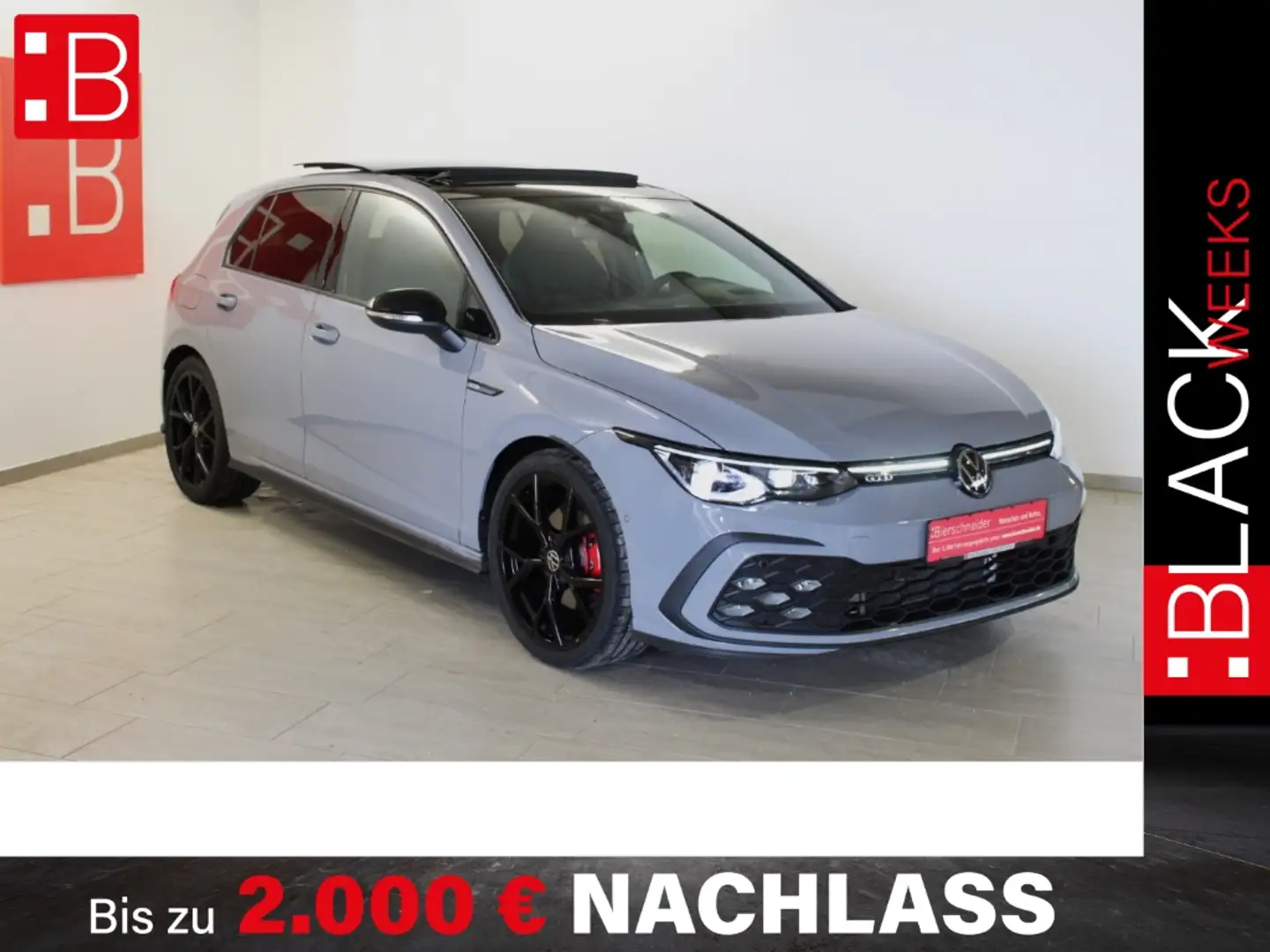 Volkswagen Golf 8 2.0 TDI DSG GTD Black Style 19 AHK MATRIX HUD H/ Grau - 1