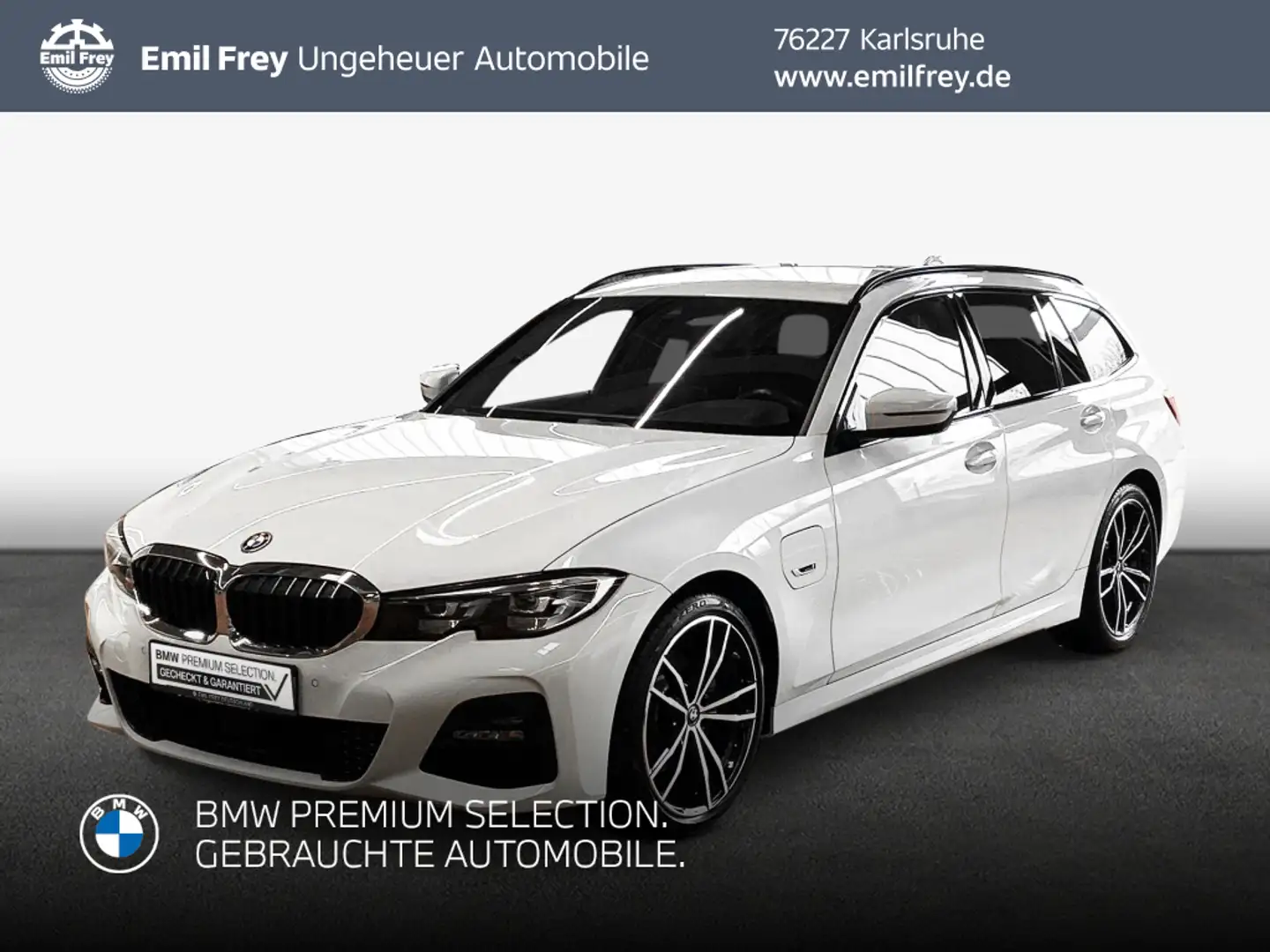 BMW 320 e Touring Aut. M Sport Blanc - 1