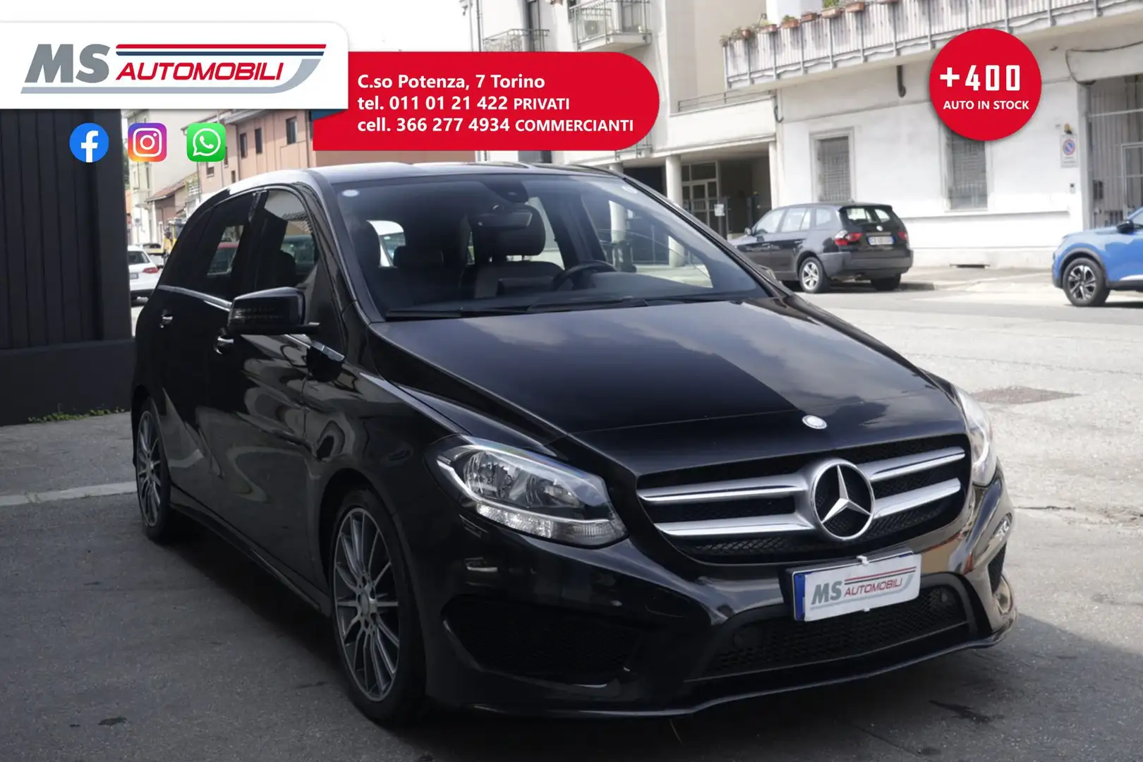 Mercedes-Benz B 180 Mercedes-Benz Classe B 180 d Automatic Premium Un Noir - 1