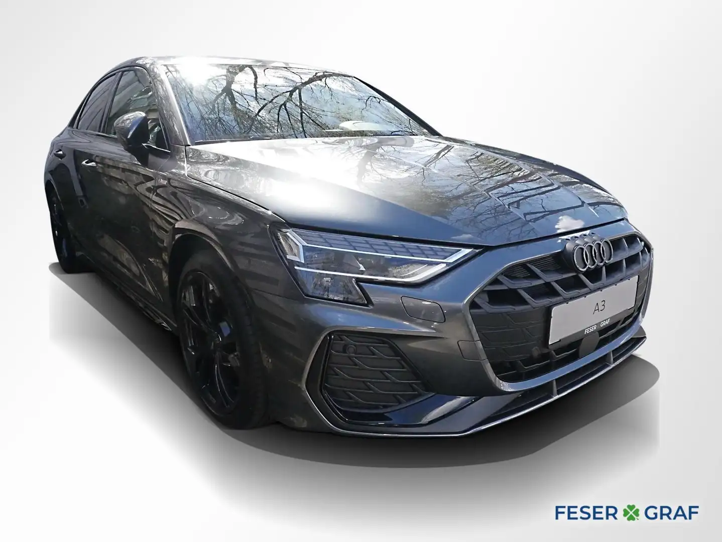 Audi A3 Lim. 35 TFSI 2x S line AHK LED RüKa Sitzh. Grau - 2