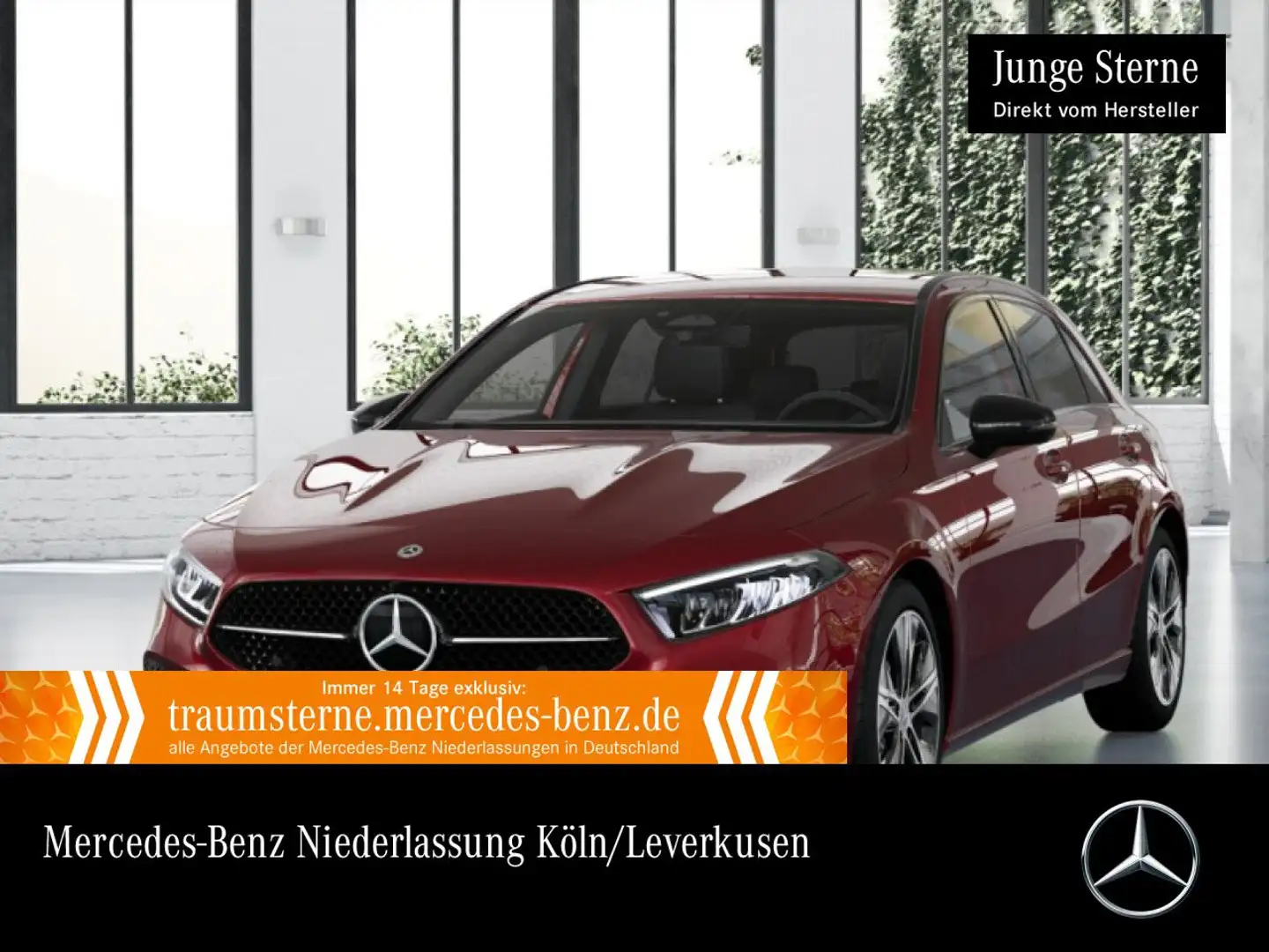 Mercedes-Benz A 200 PROGRESSIVE+NIGHT+LED+KAMERA+7G Rot - 1