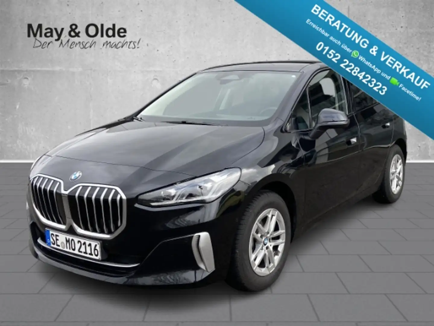 BMW 216 Active Tourer i AHK-klappbar AHK Navi Digitales Co Schwarz - 1
