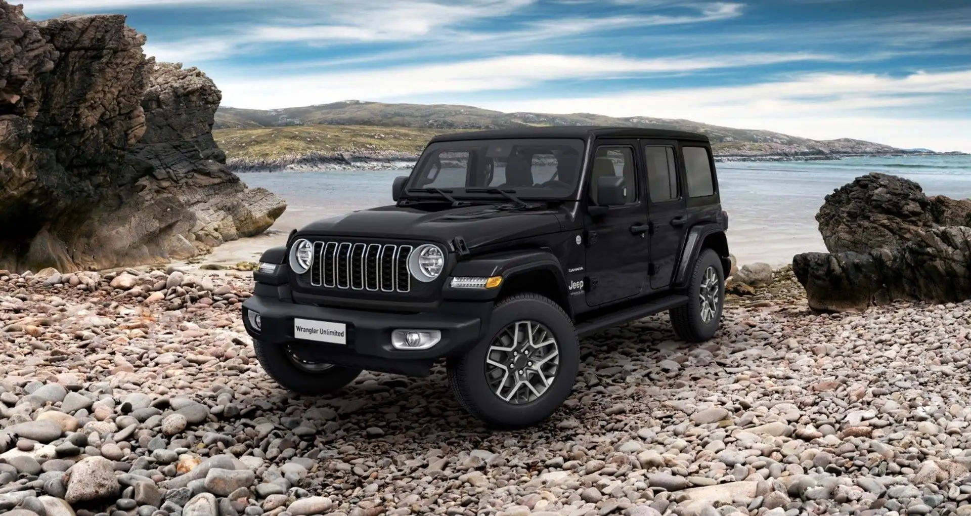 Jeep Wrangler Unlimited MY24 Sahara Sky-One Touch Black - 1