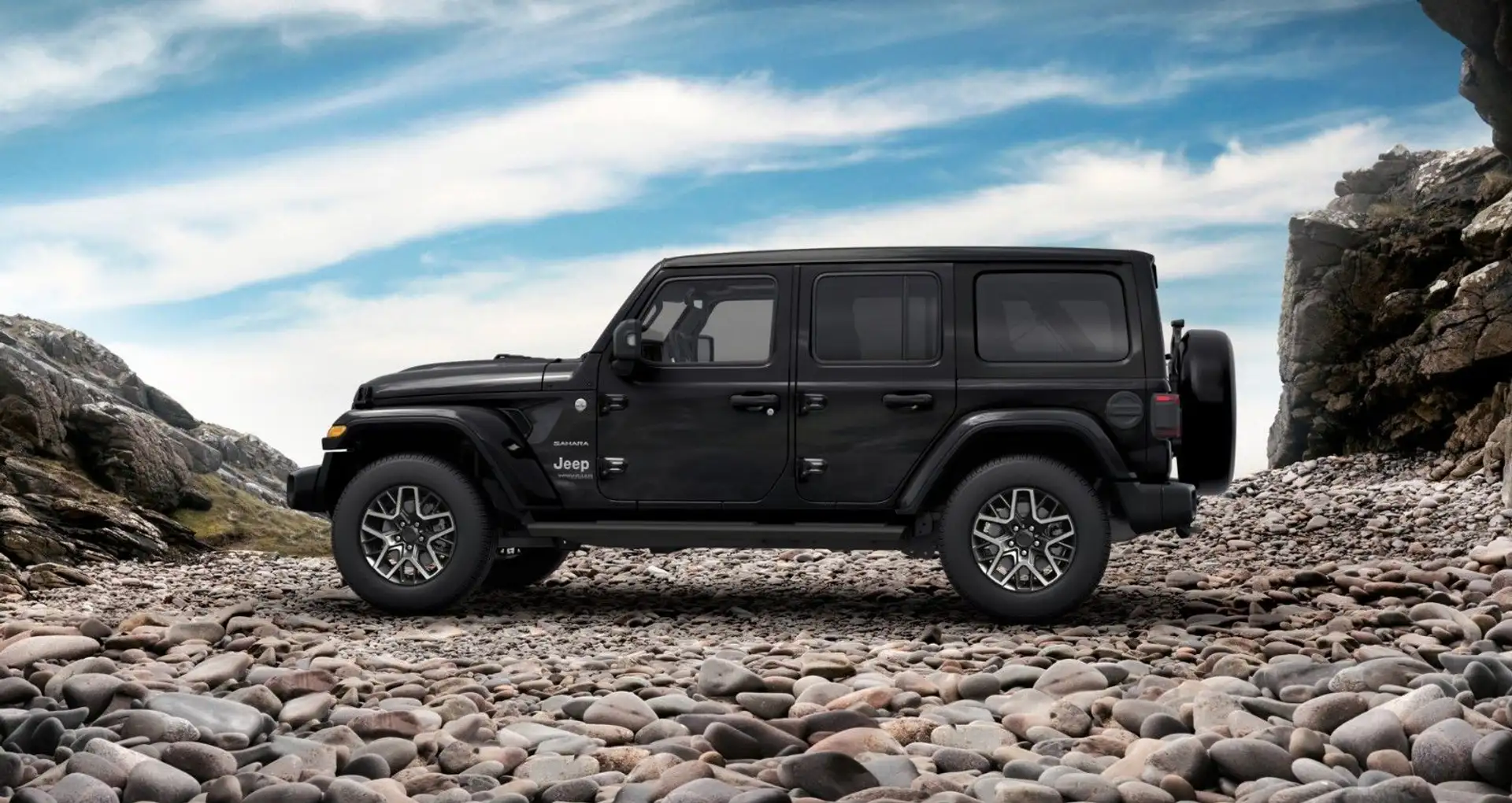 Jeep Wrangler Unlimited MY24 Sahara Sky-One Touch Black - 2
