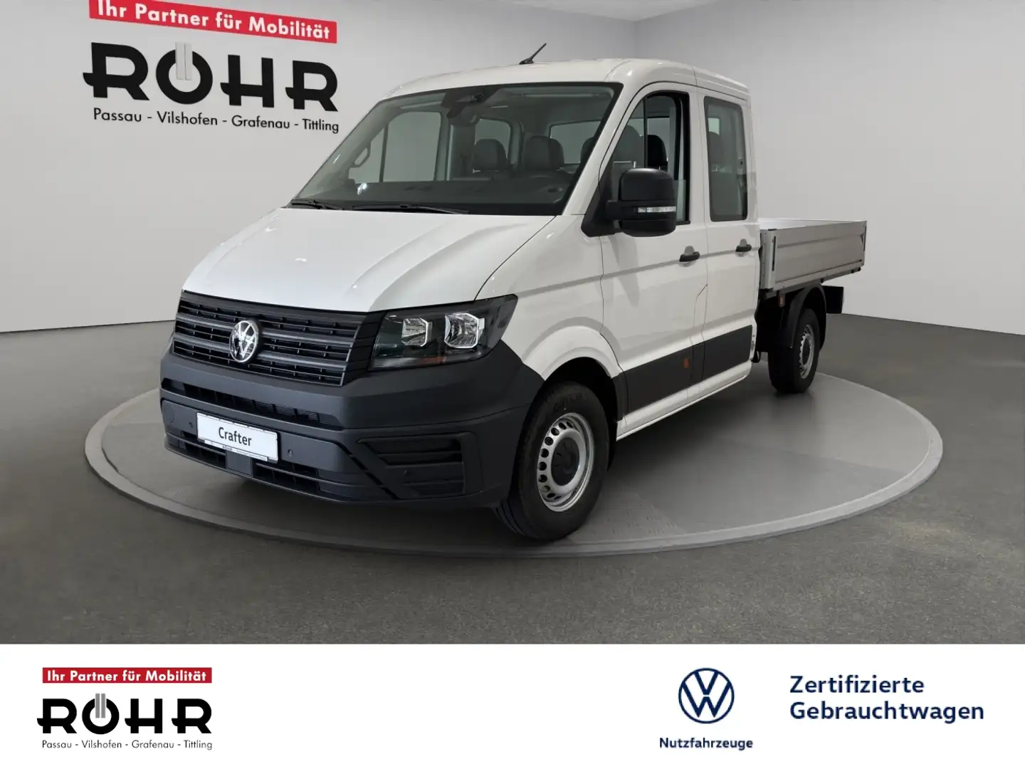 Volkswagen Crafter 35 Fahrgestell Doppelkabine Motor: 2.0 l T Blanc - 1